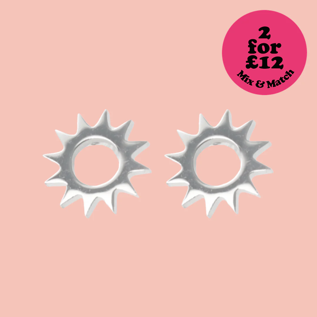 Midnight Sun Stud Earrings
