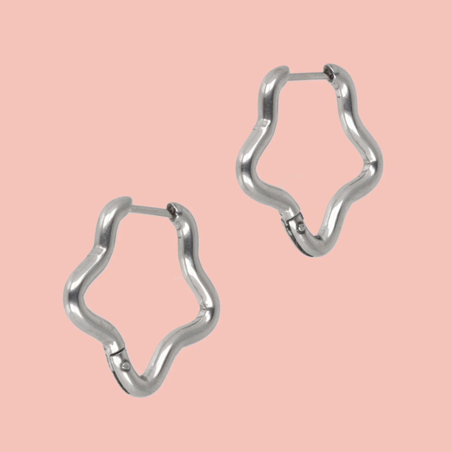 Mini Star Hoop Earrings