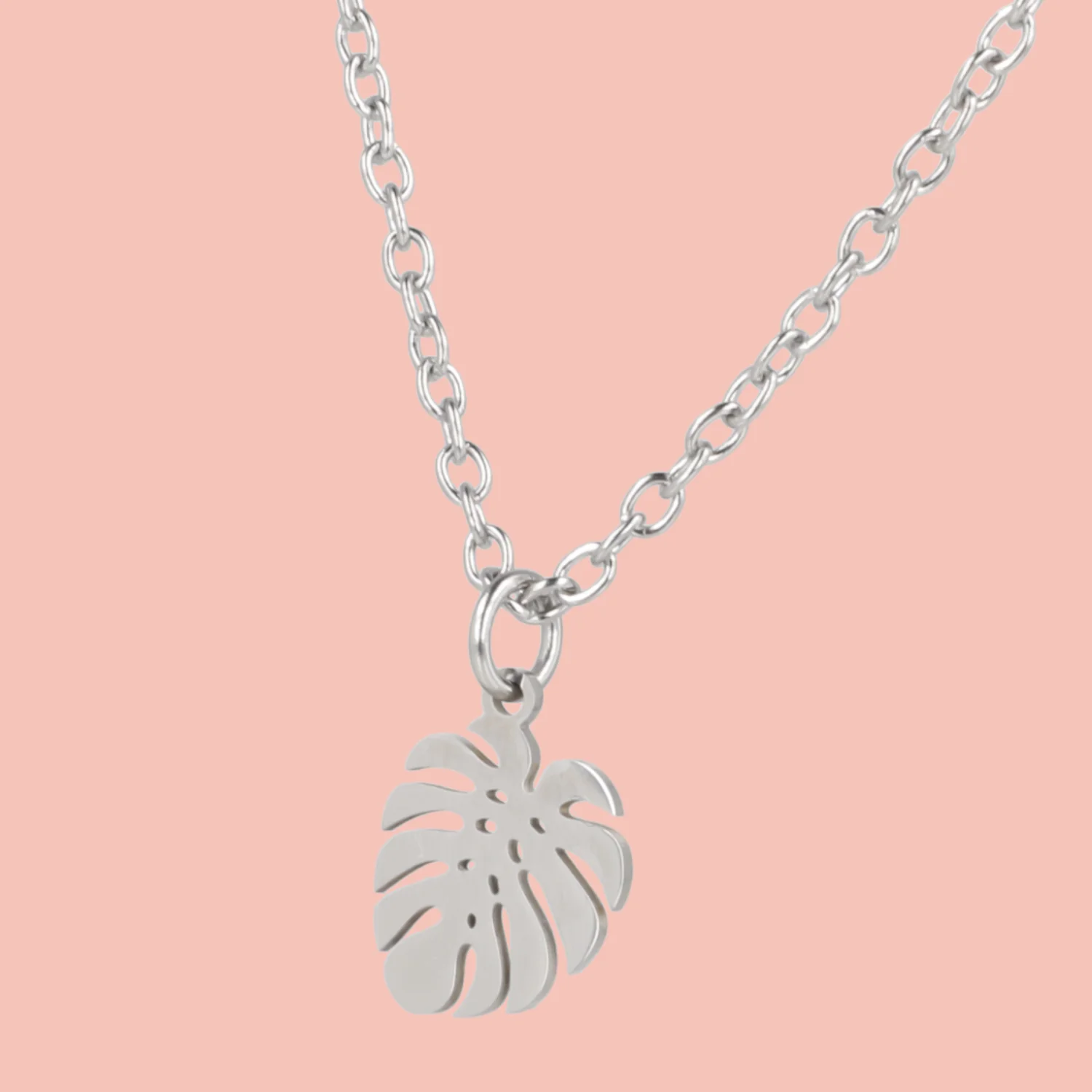 Monstera Leaf Necklace