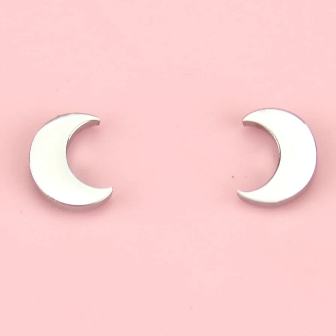 Moon Stud Earrings