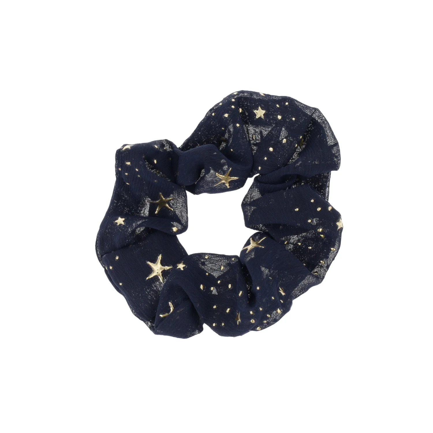 Navy Star Print Scrunchie - Image 2
