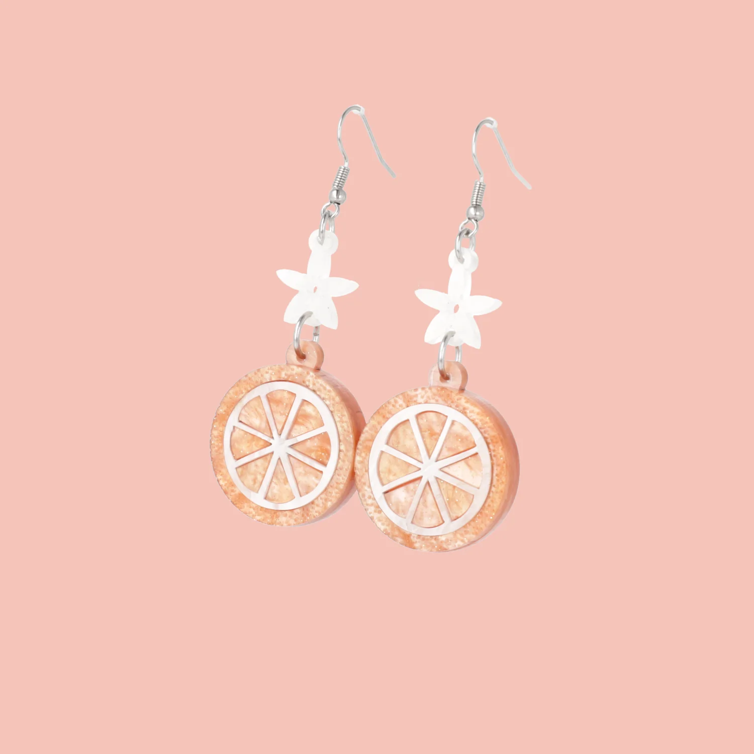 Orange Slice Earrings - Image 4