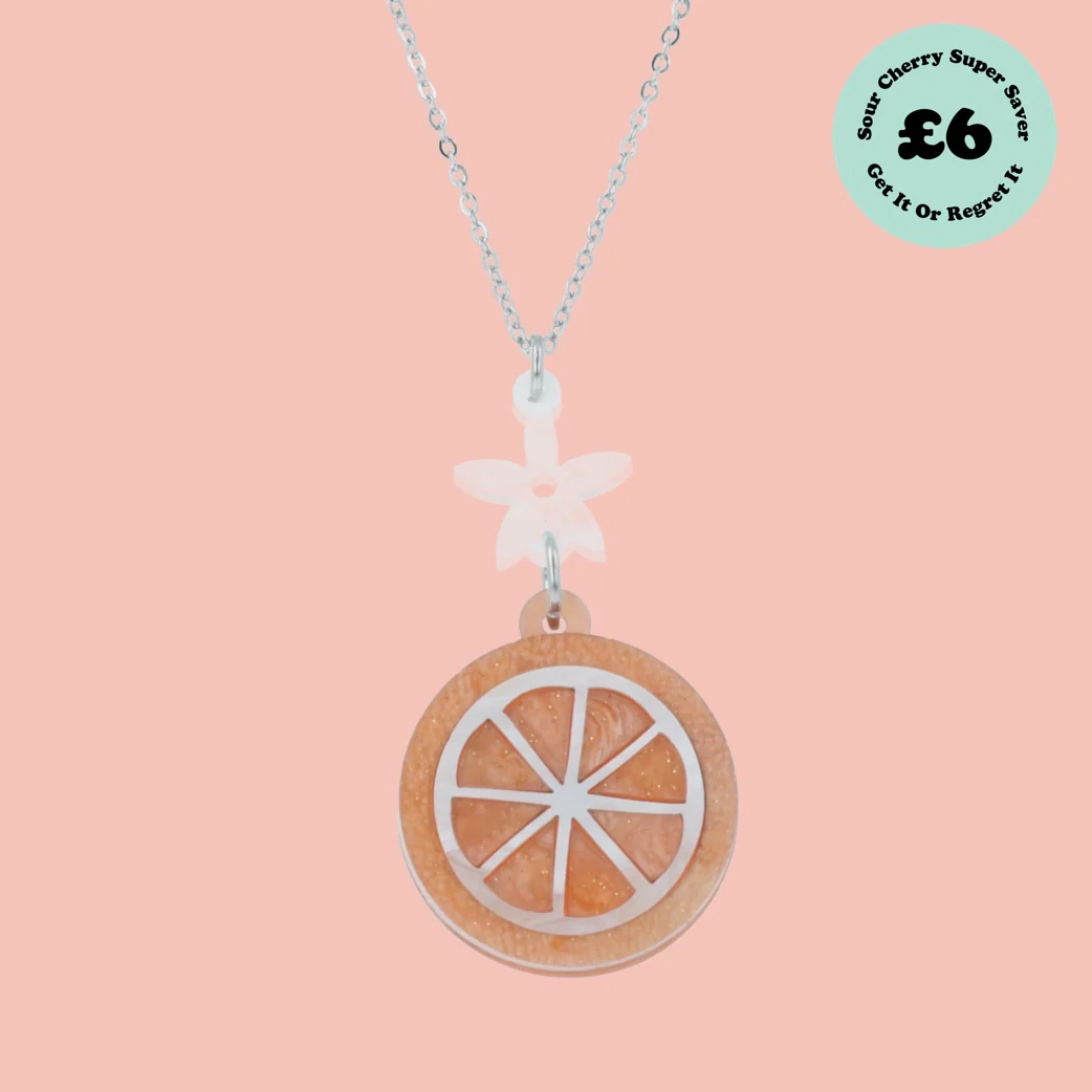 Orange Slice Necklace