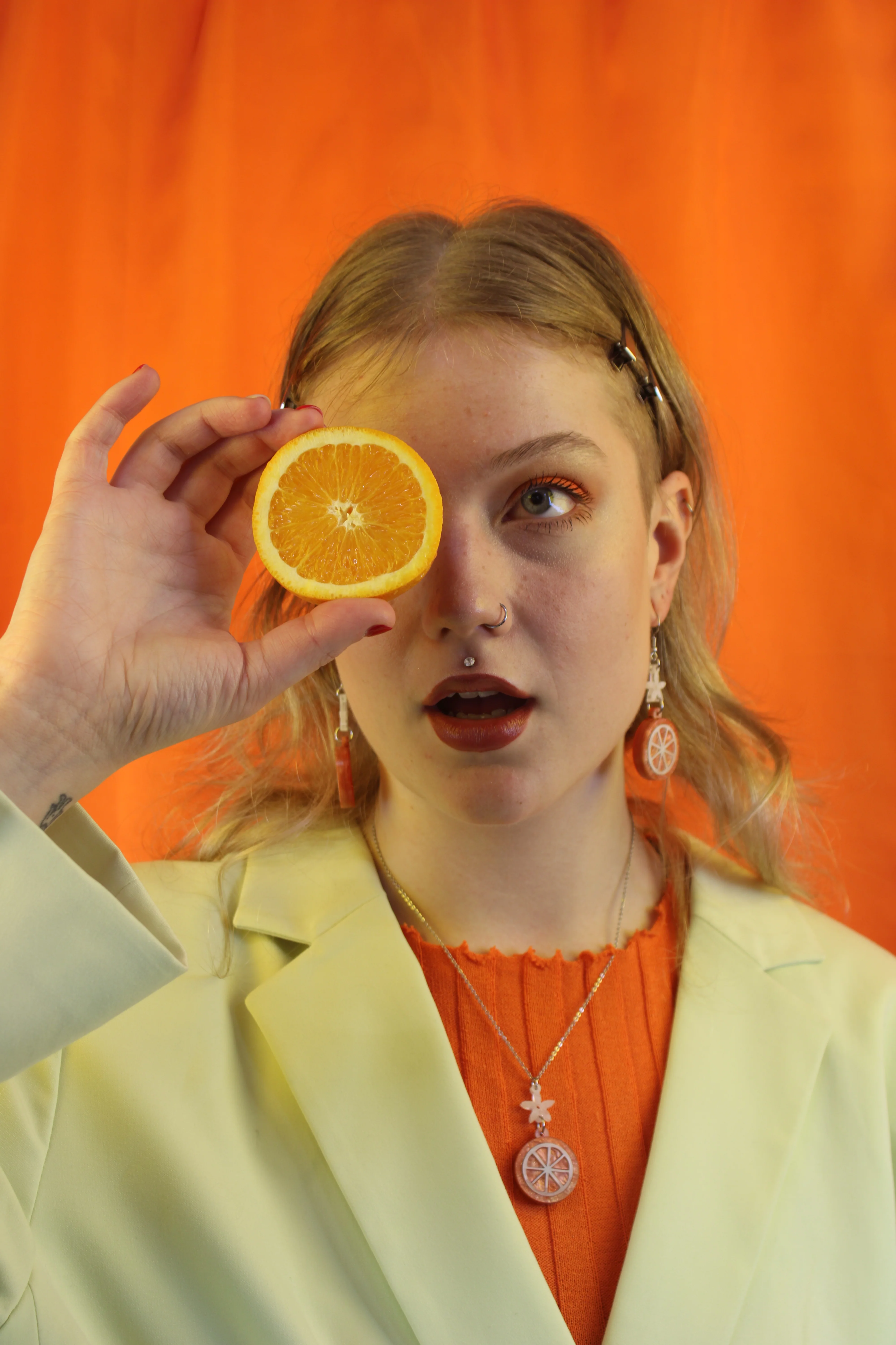 Orange Slice Necklace - Image 5