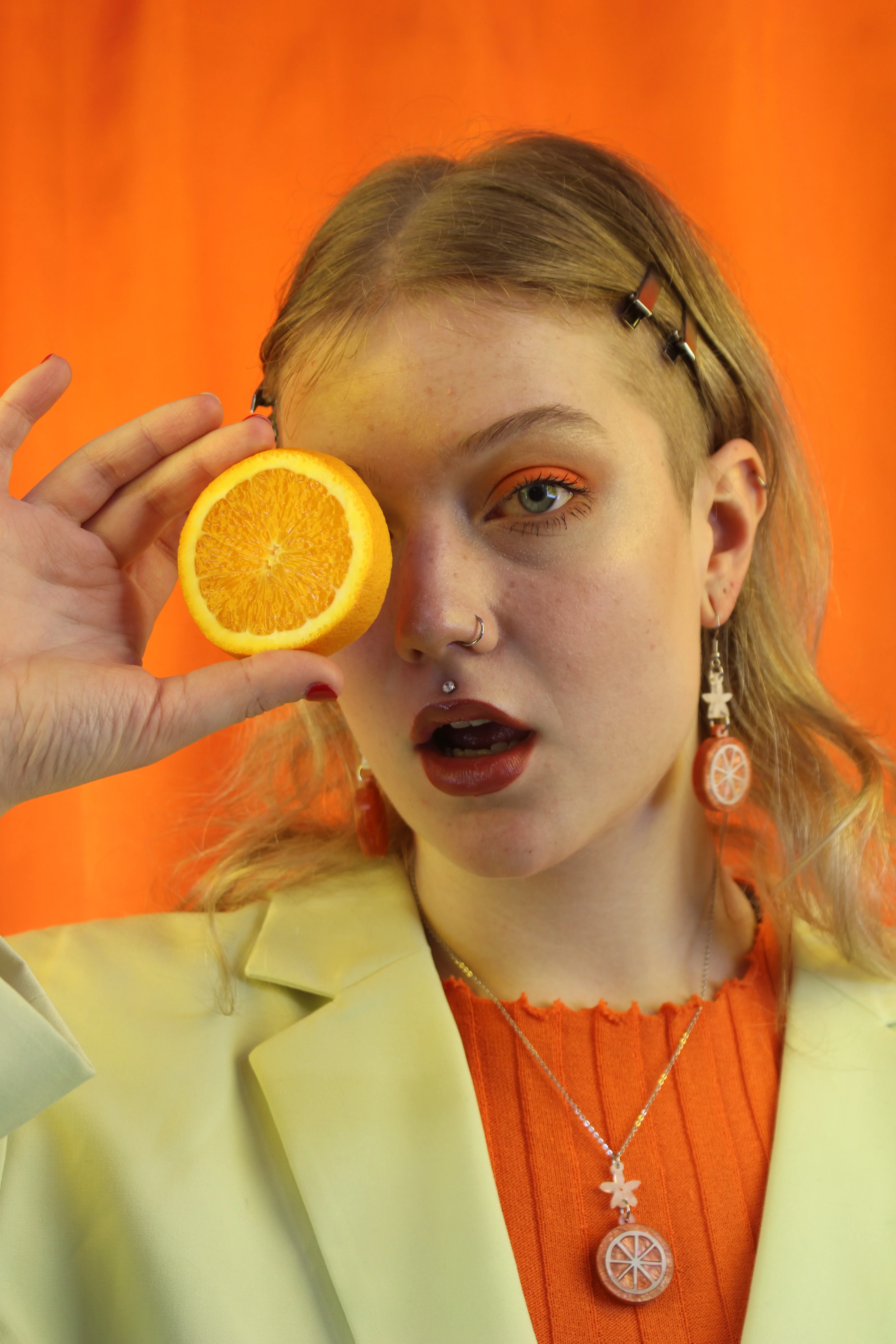 Orange Slice Necklace - Image 6