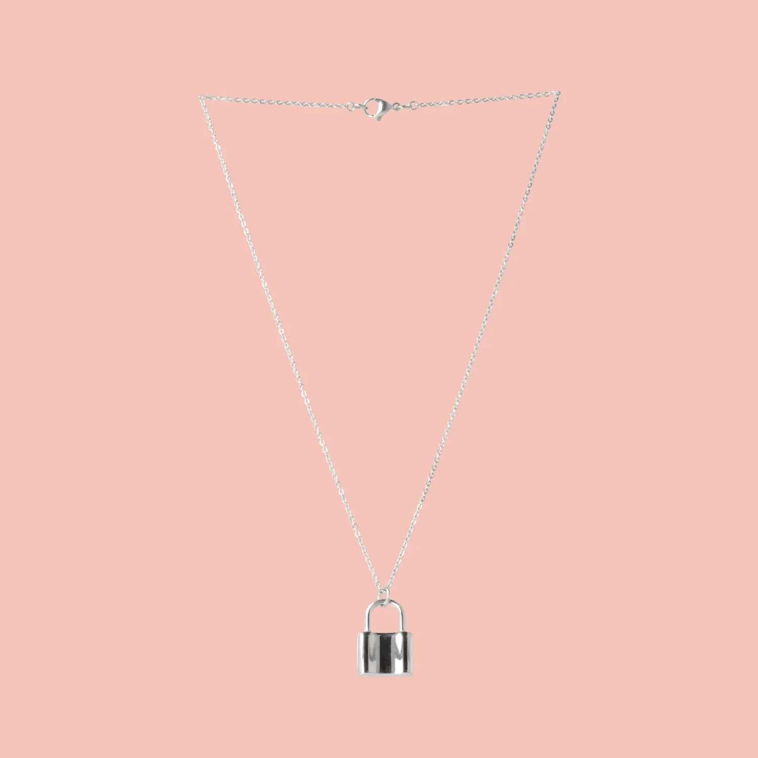 Padlock Pendant Necklace - Image 2