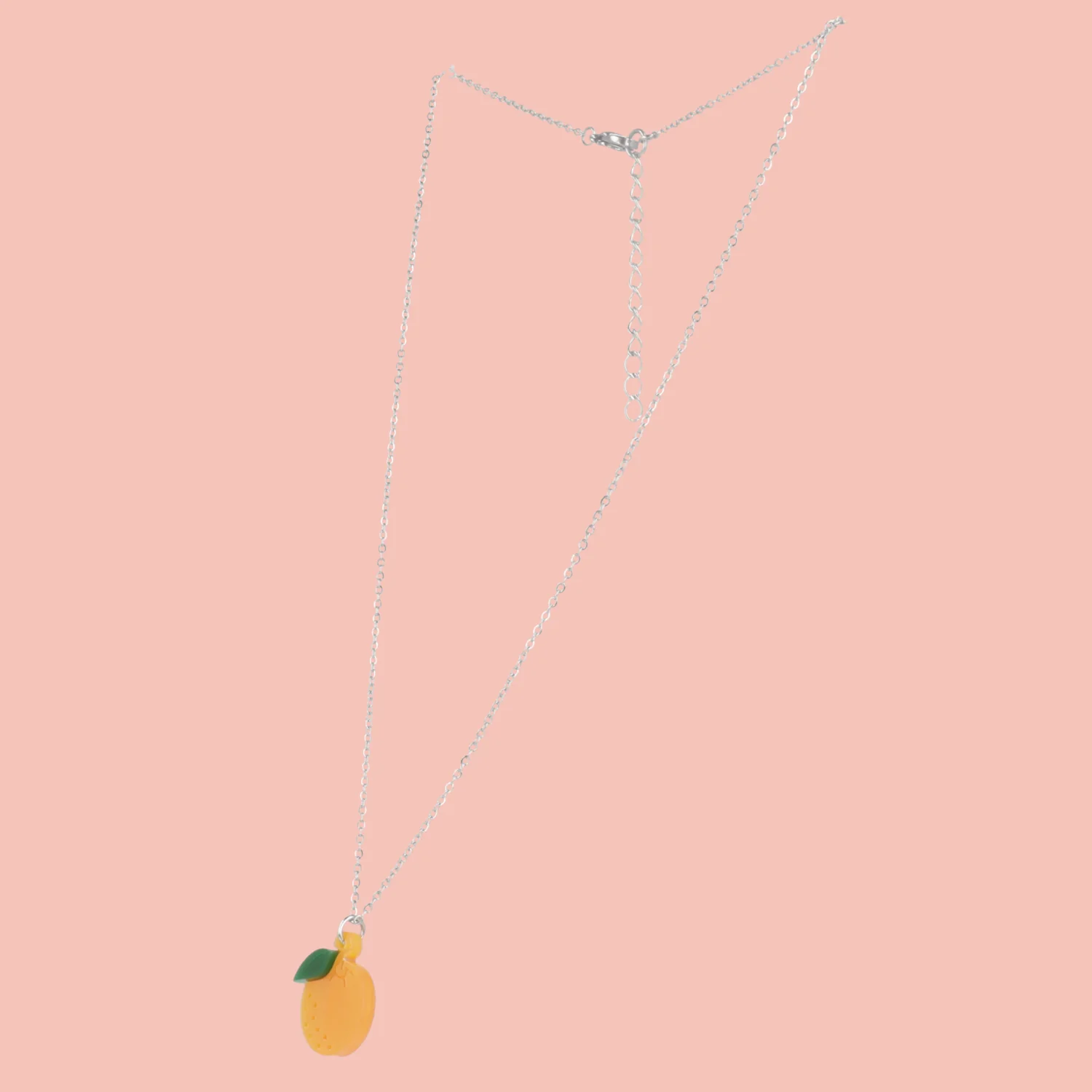 Peel The Love Orange Pendant Necklace - Image 4