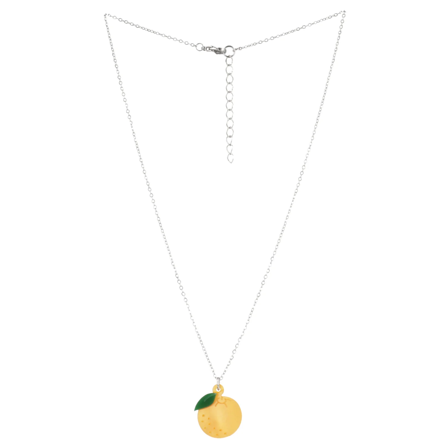 Peel The Love Orange Pendant Necklace - Image 6