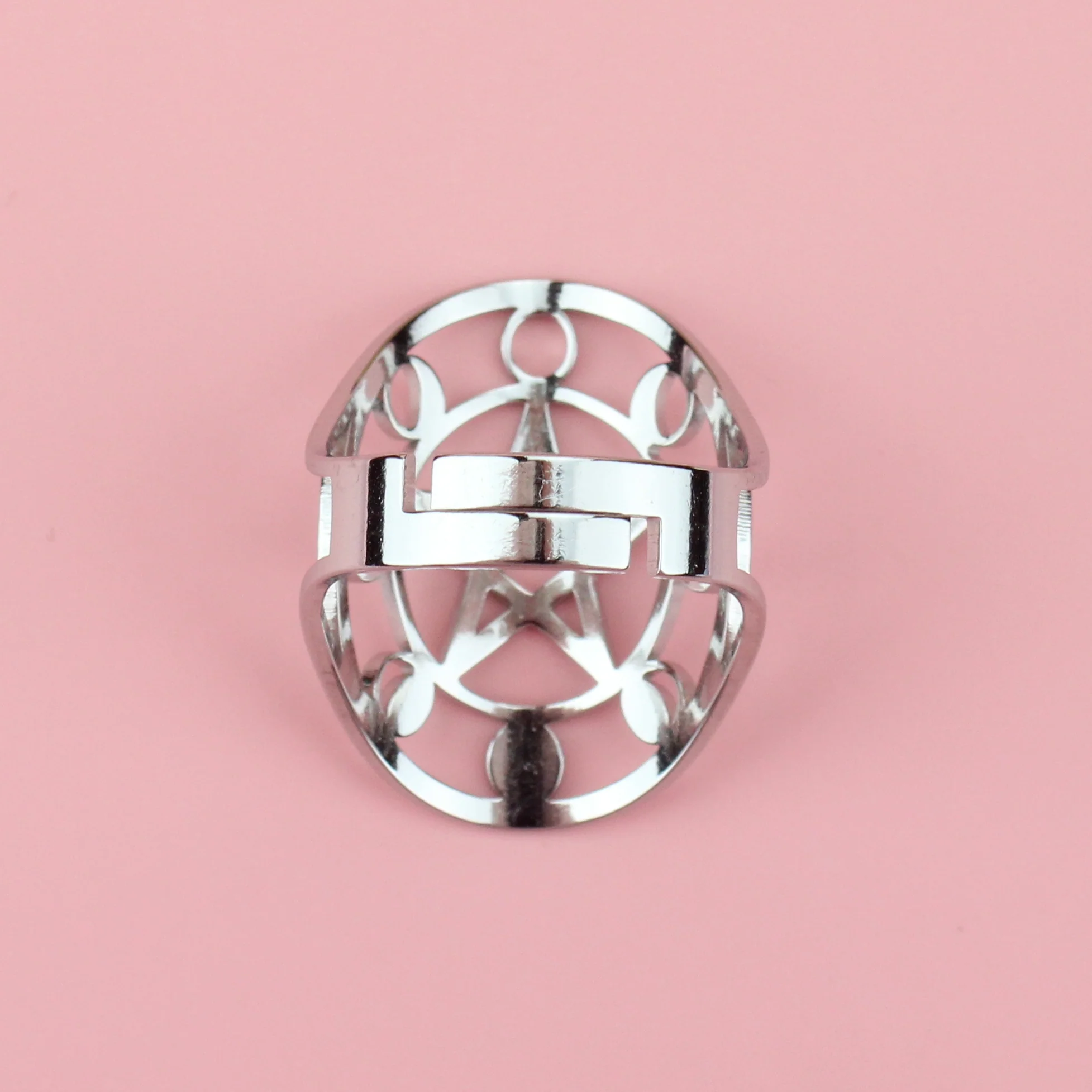Pentacle Moon Phase Ring - Image 4