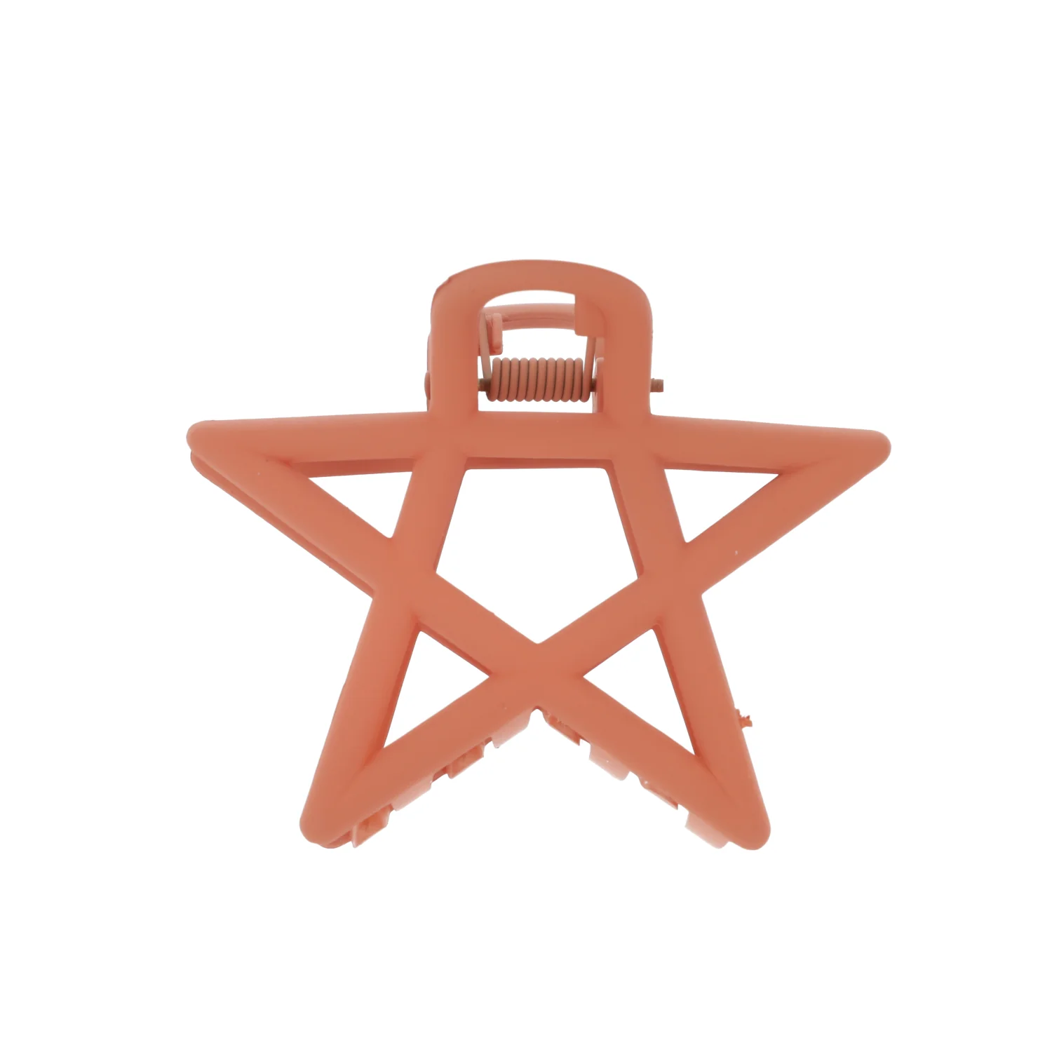 Pentagram Hair Clip - Burnt Orange - Image 2