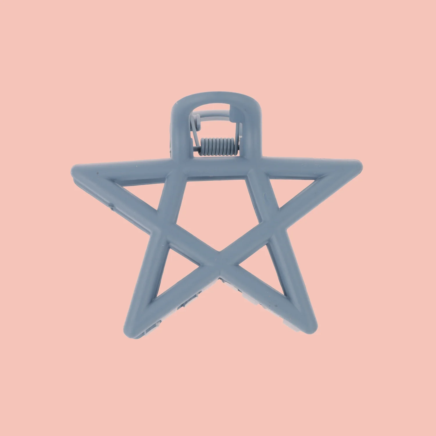 Pentagram Hair Clip - Denim Blue