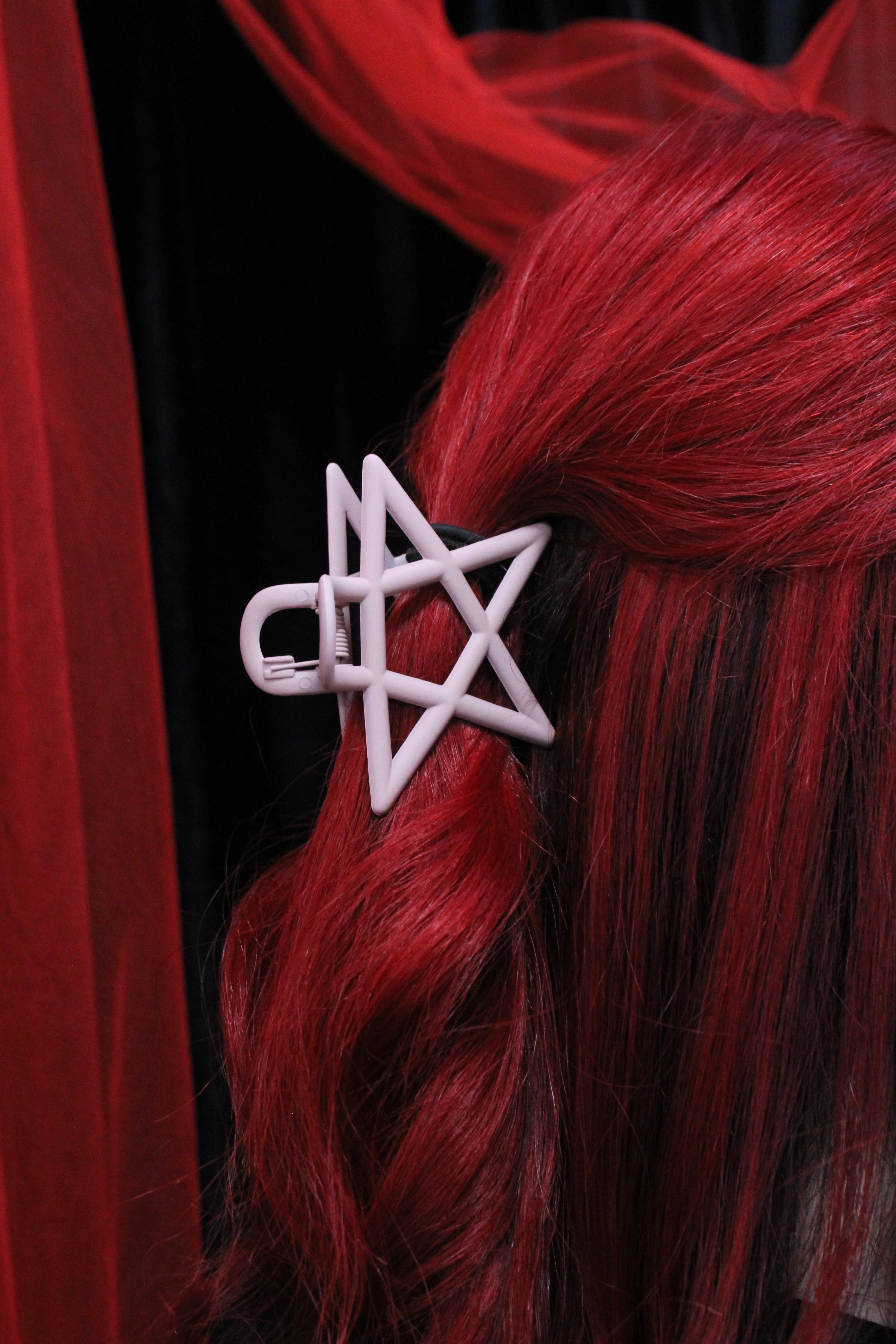 Pentagram Hair Clip - Dusty Rose - Image 3
