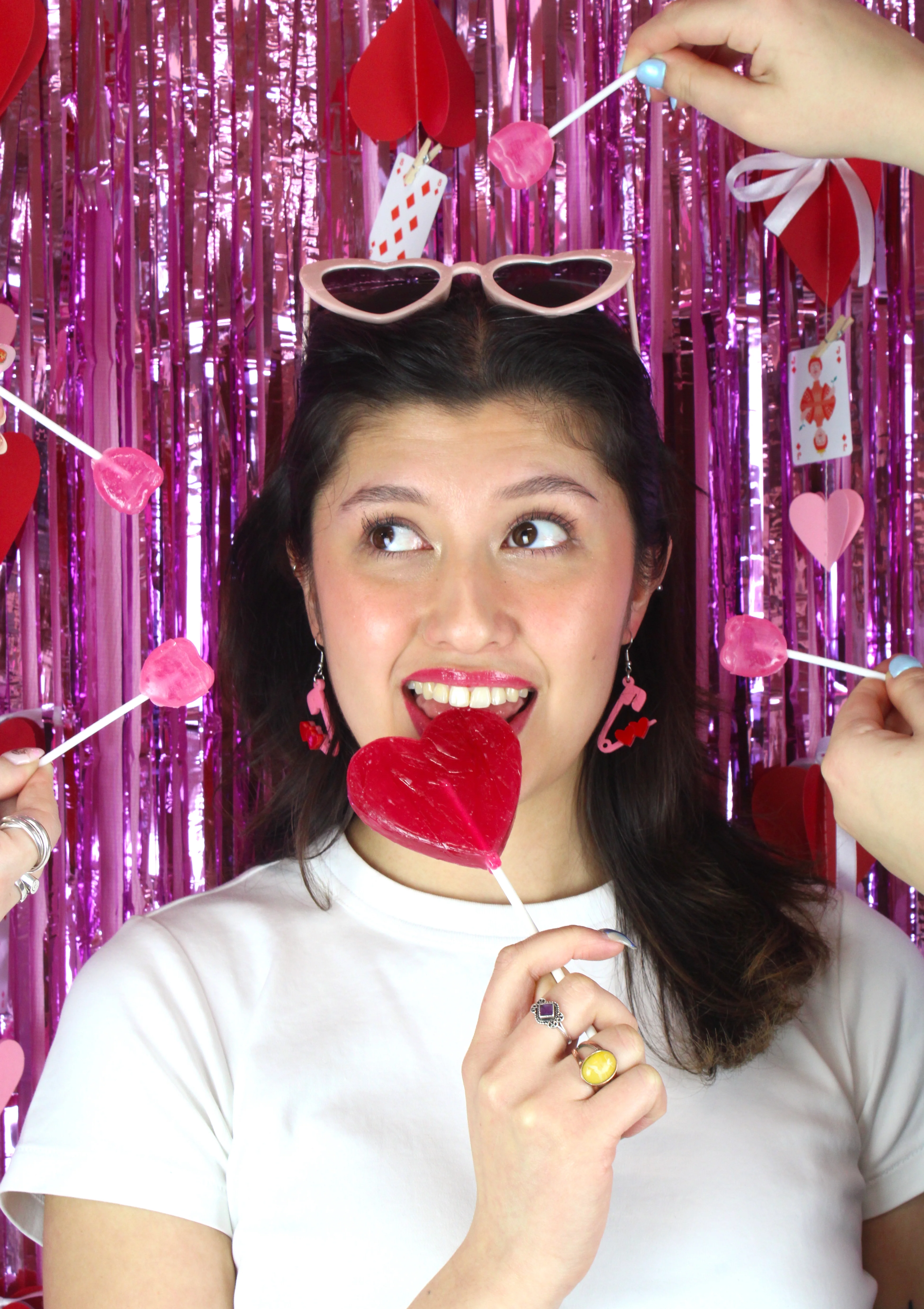 Pin Love With You Earrings (Pink) - Image 5