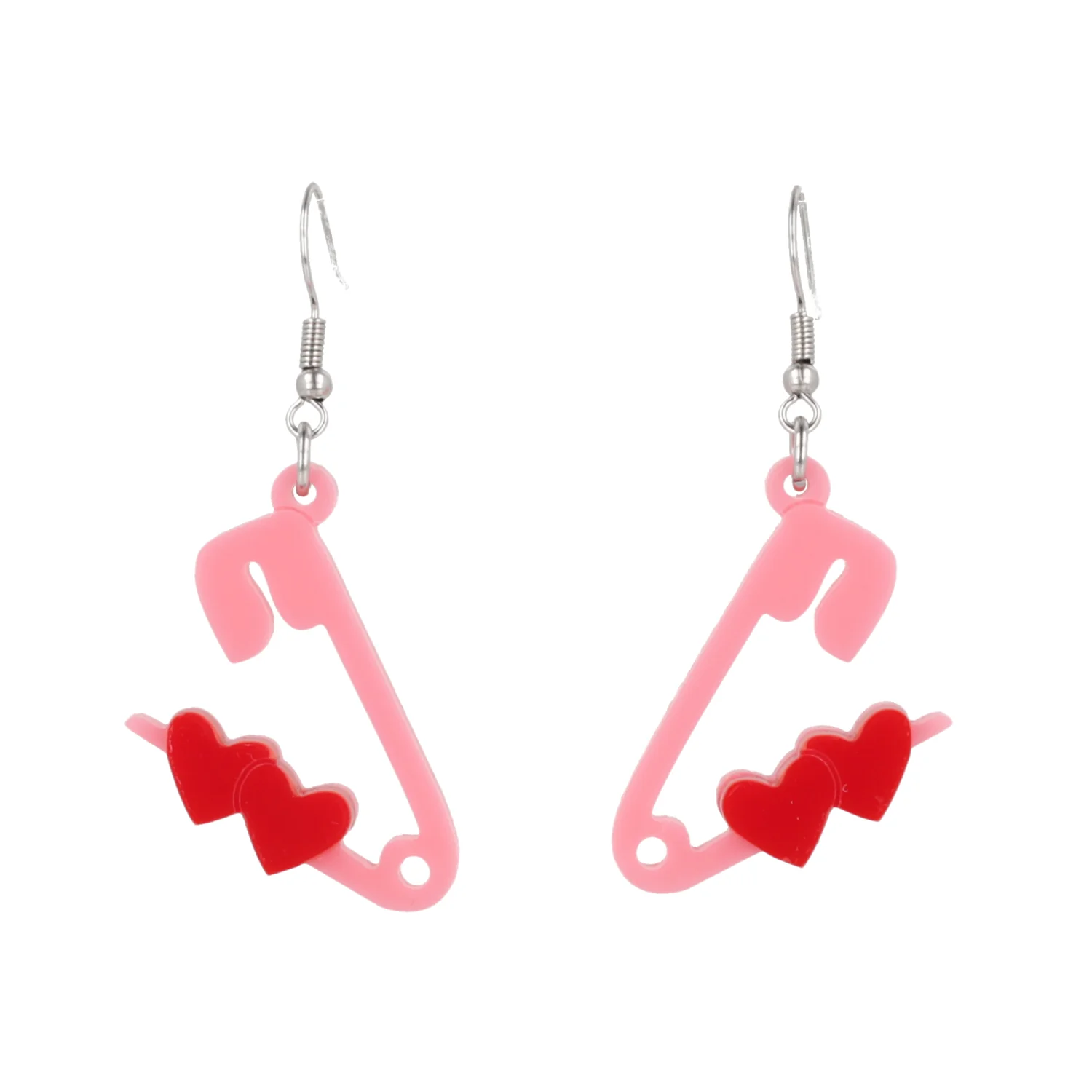 Pin Love With You Earrings (Pink) - Image 6