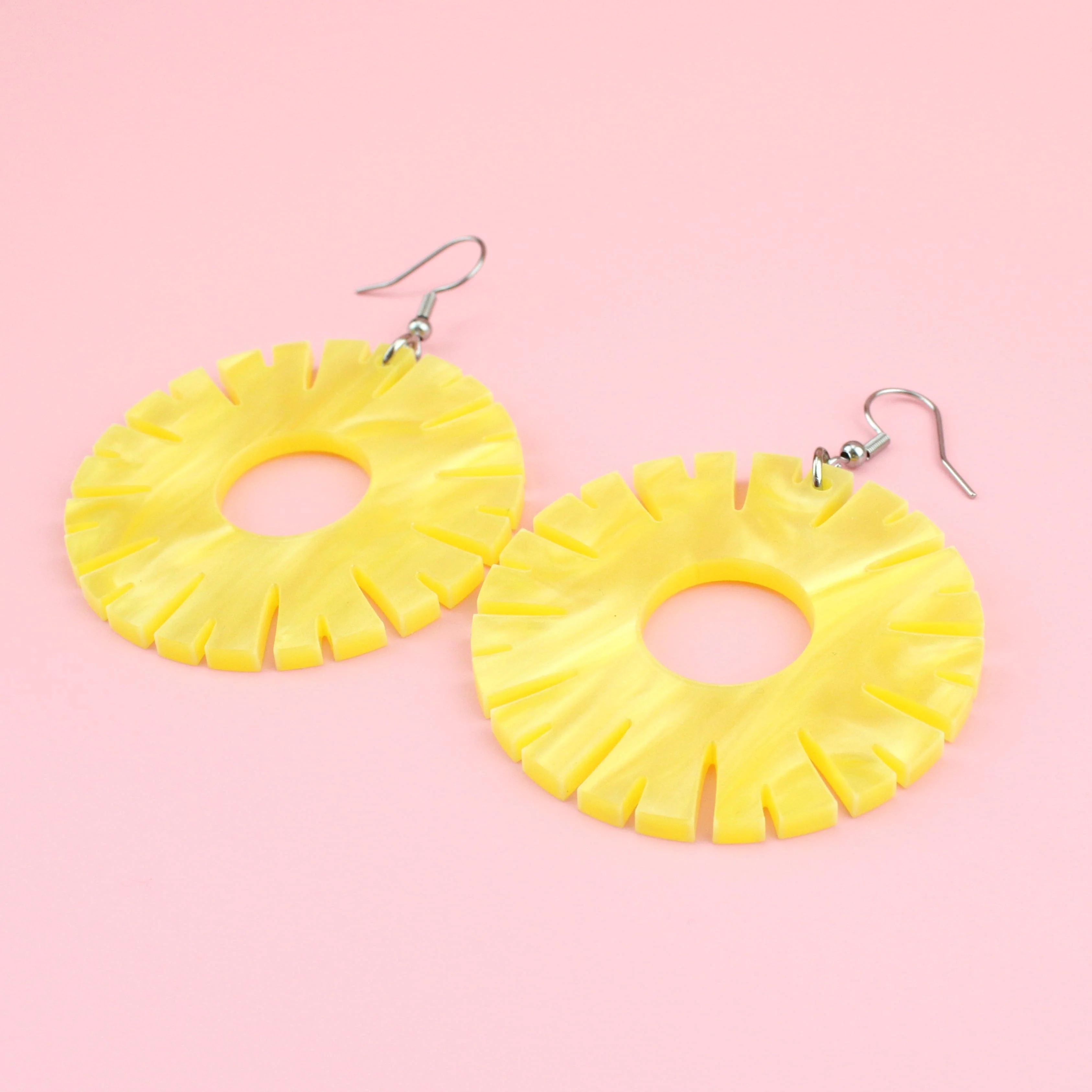 Pineapple Ring Earrings - Image 4