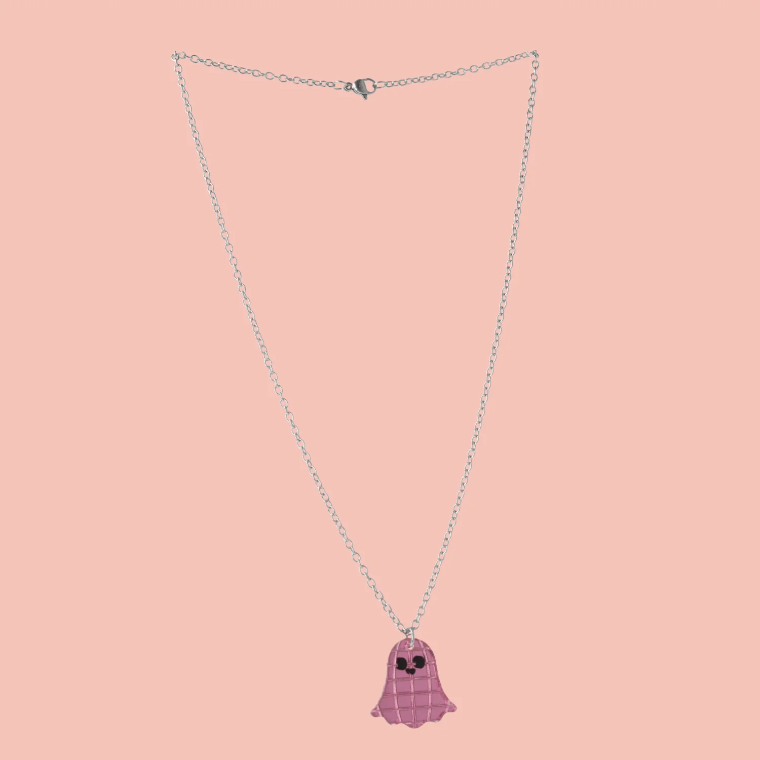 Pink Boo-gie Nights Ghost Necklace - Image 2