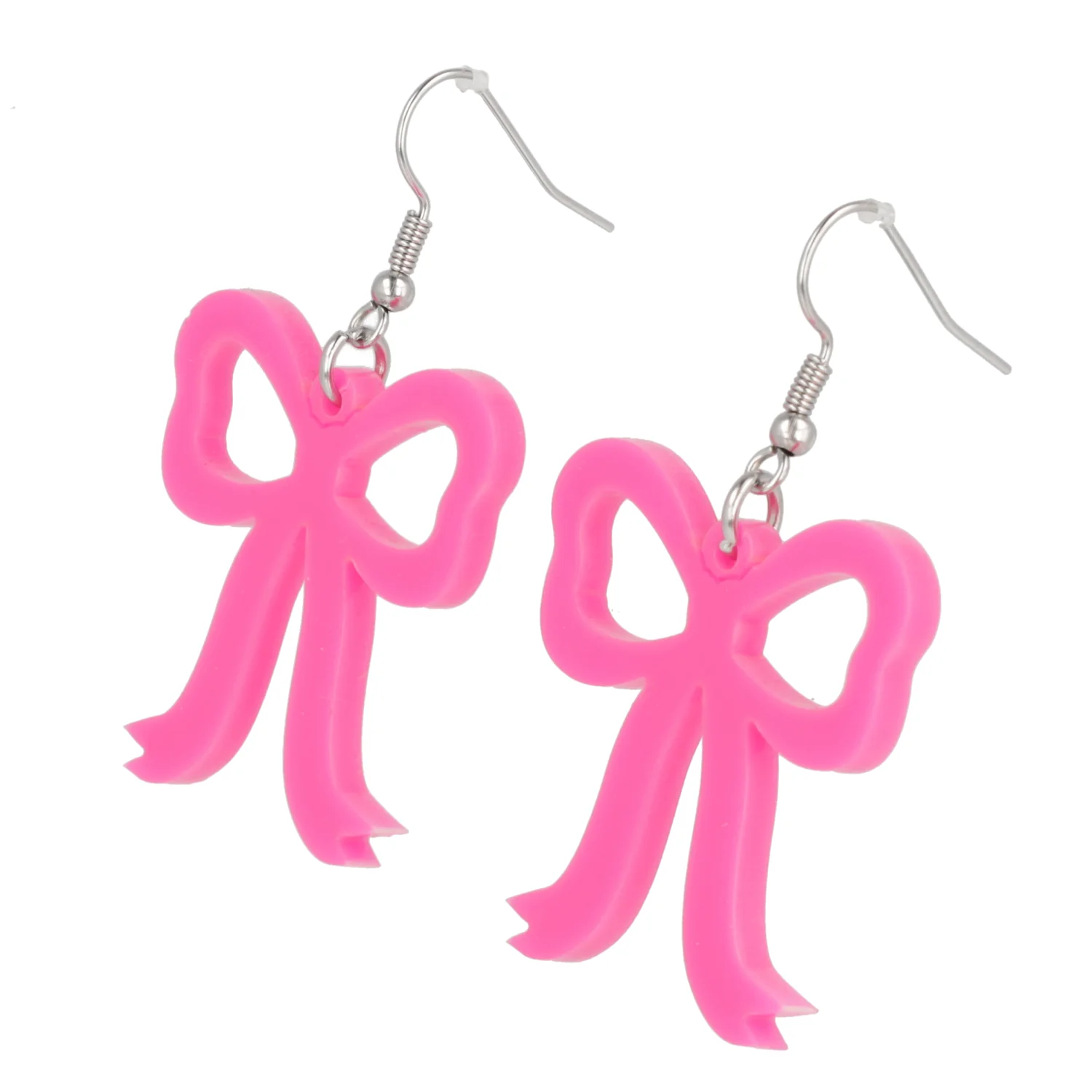 Pink Bow Earrings - Image 7