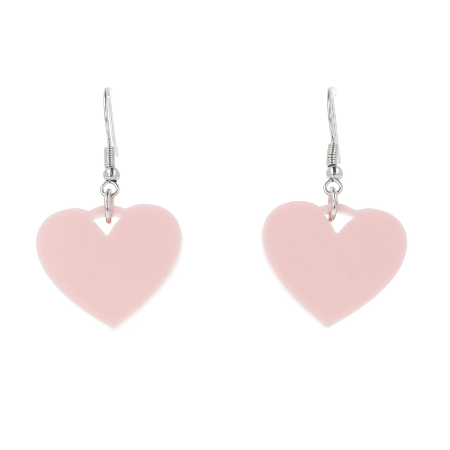 Pink Heart Mini Drop Earrings - Image 6