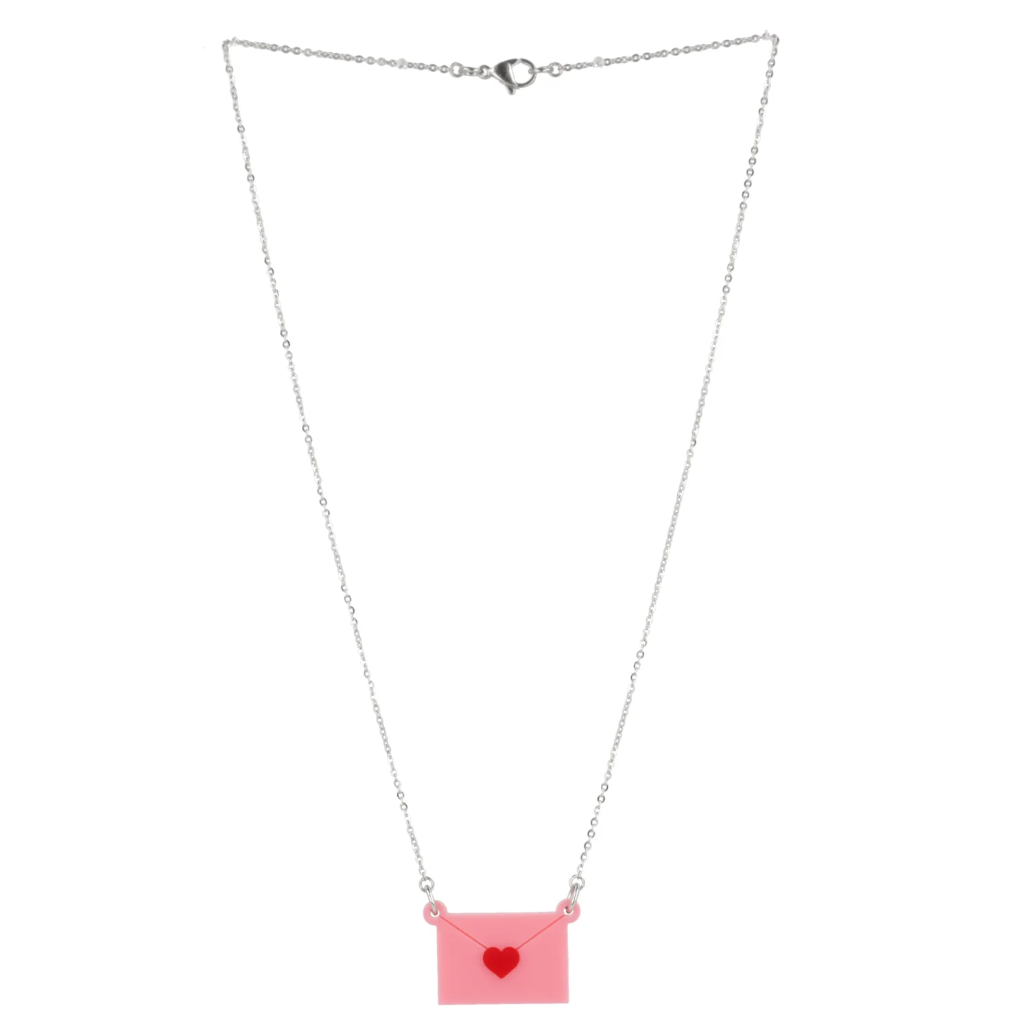 Pink Love Letter Necklace - Image 6
