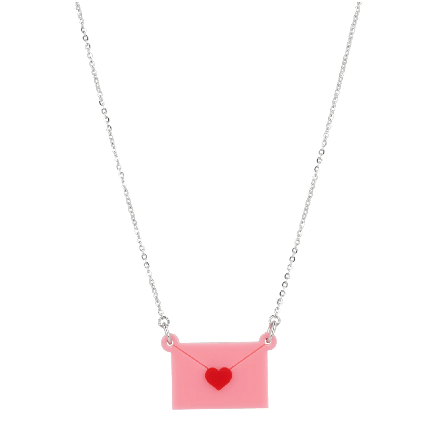 Pink Love Letter Necklace - Image 8