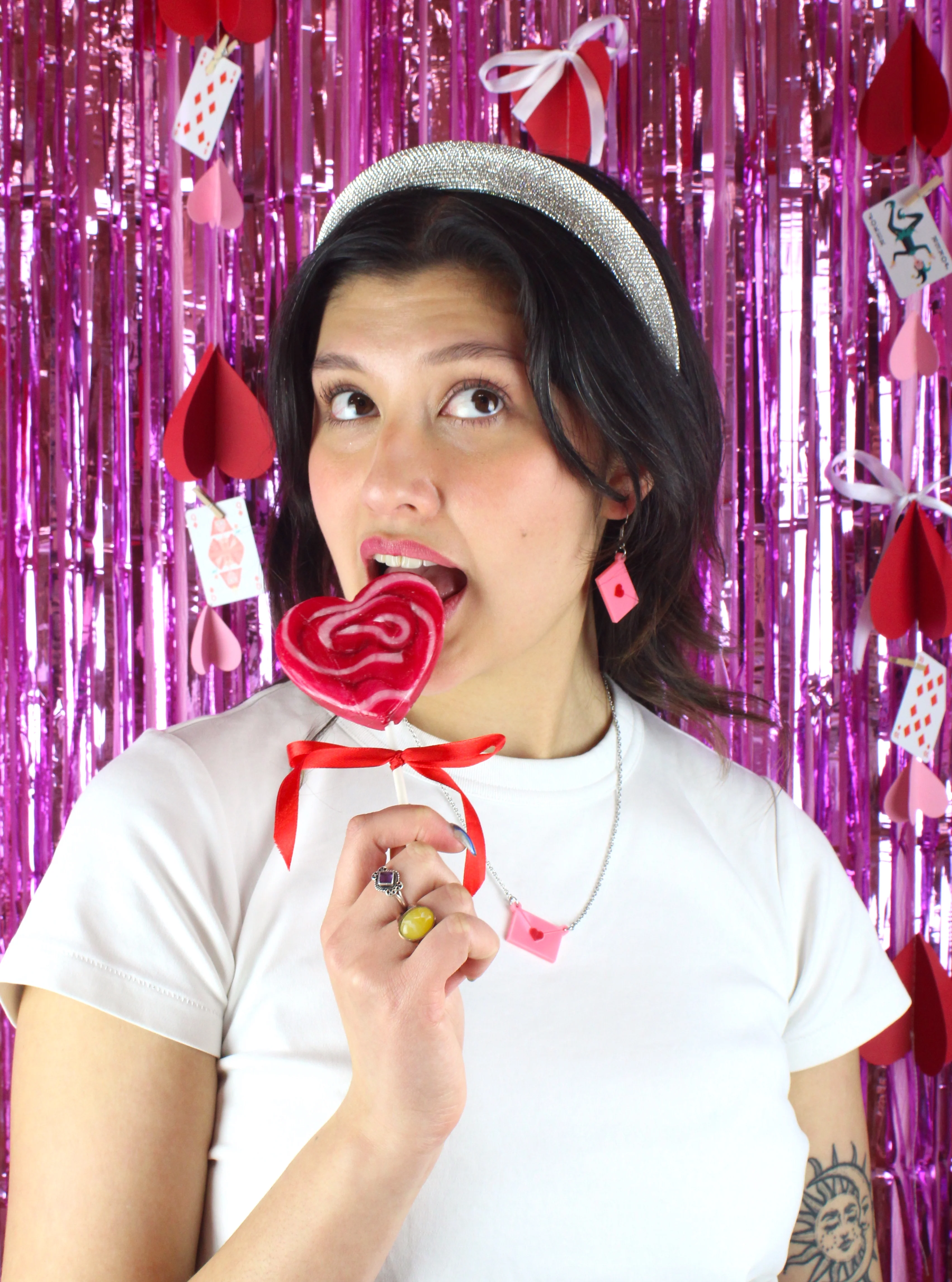 Pink Love Letter Necklace - Image 9