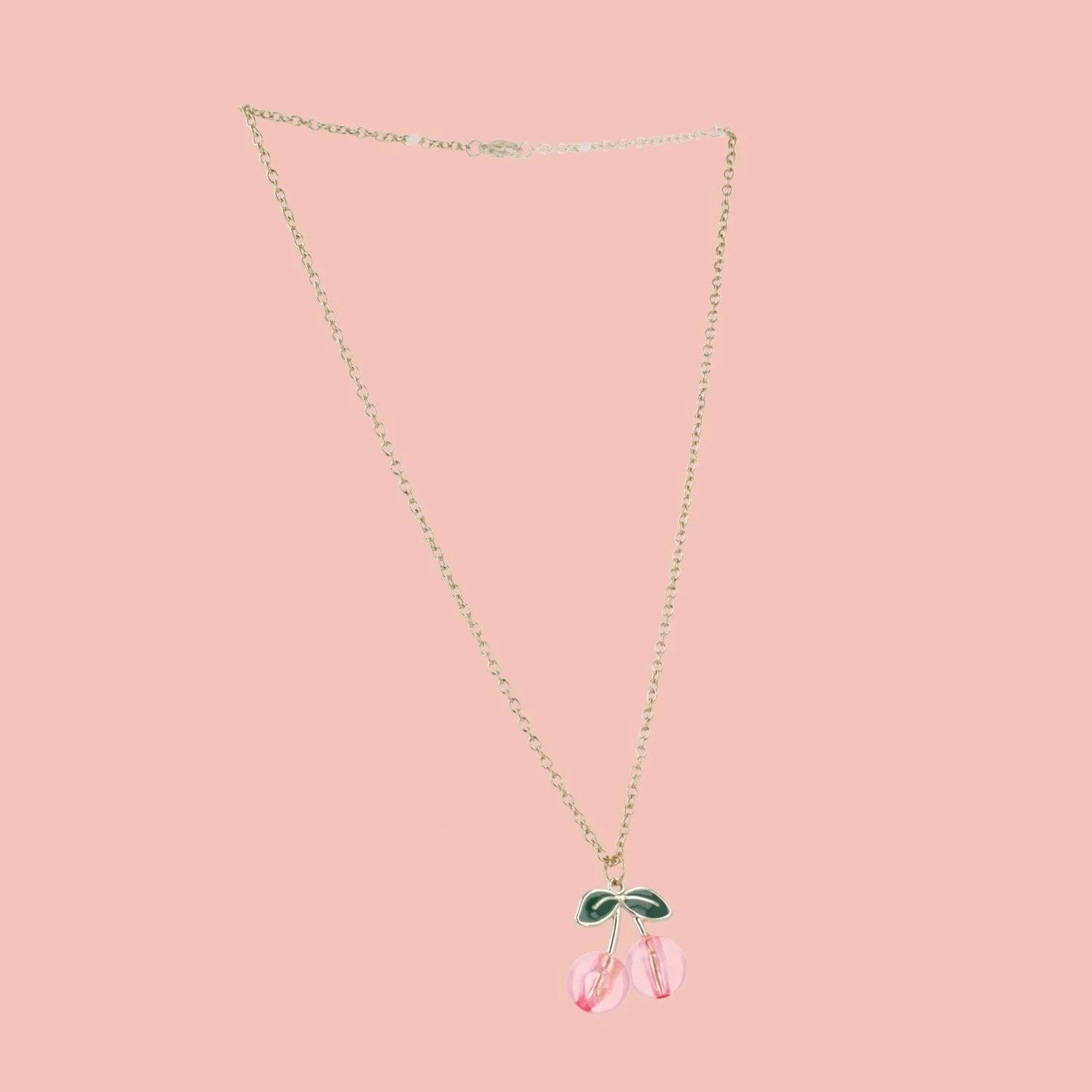 Pink Perfection Cherry Necklace - Image 4