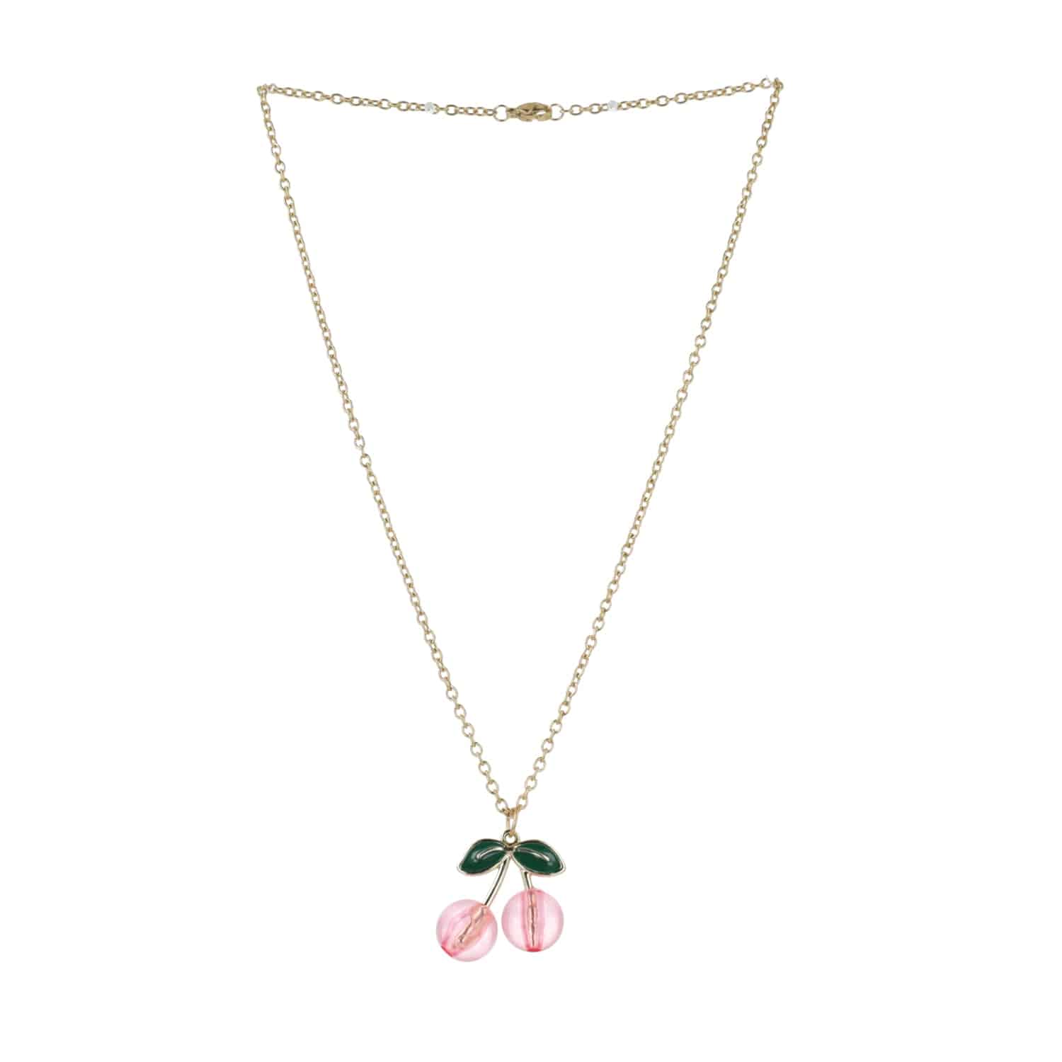 Pink Perfection Cherry Necklace - Image 6