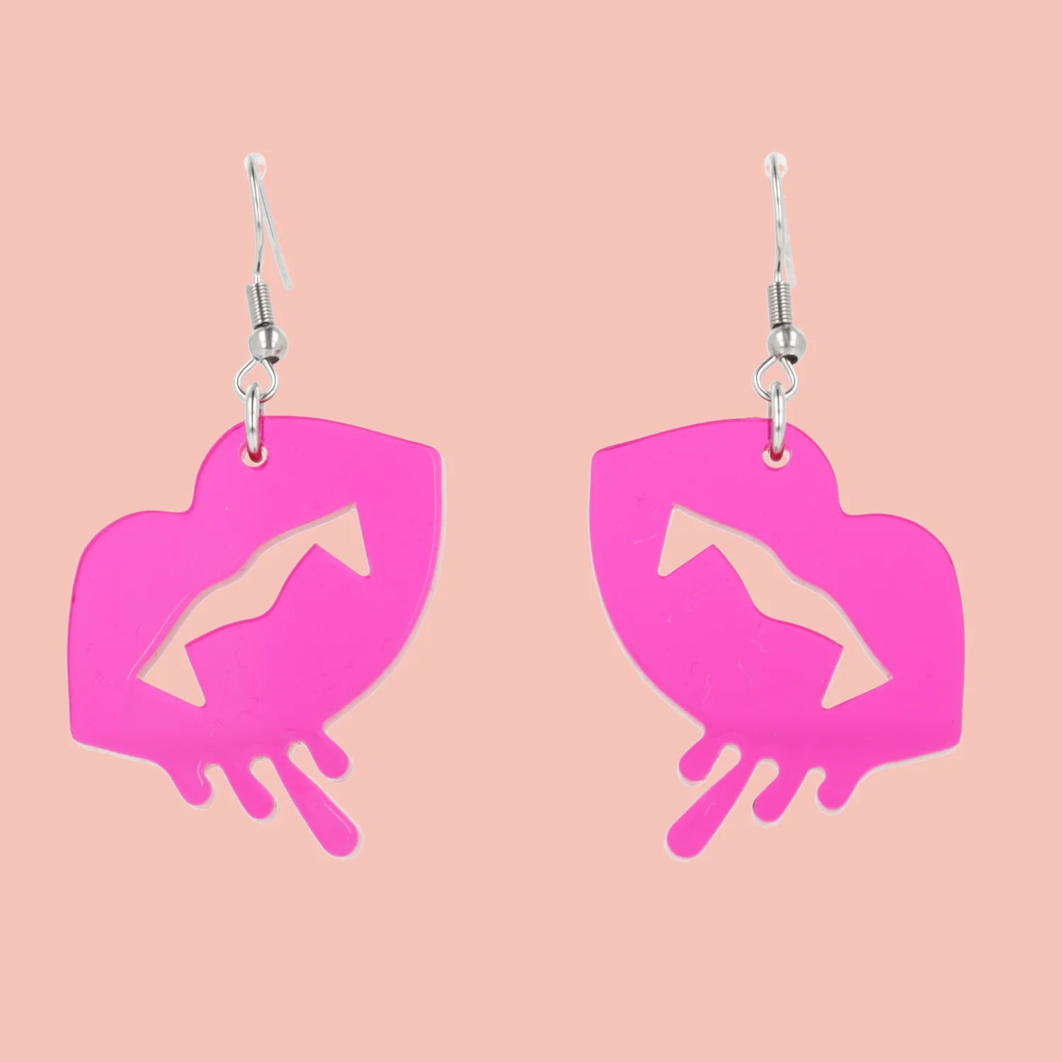 Pink What Would Buffy Do? Earrings