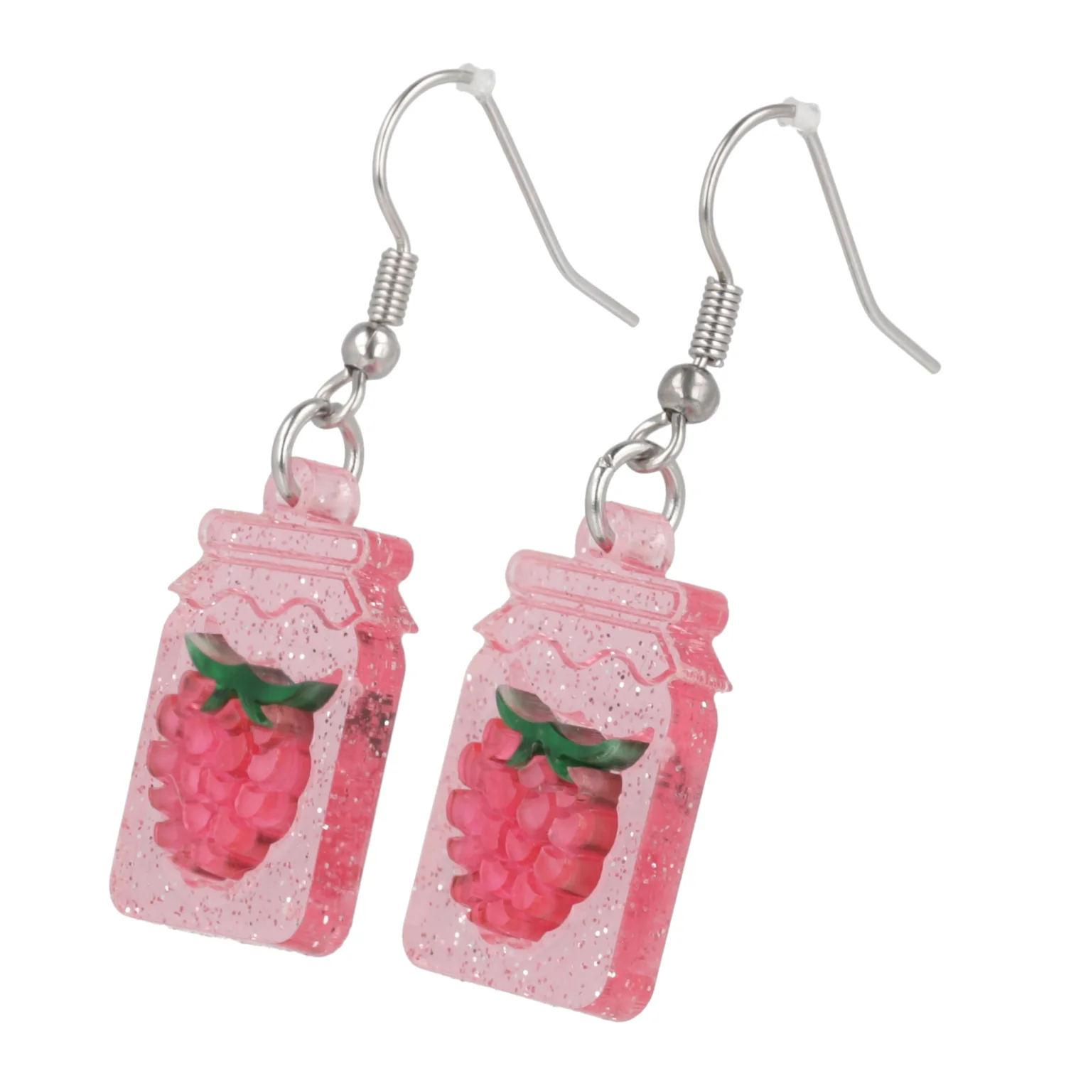 Pump Up The Jam Earrings - Raspberry - Image 7