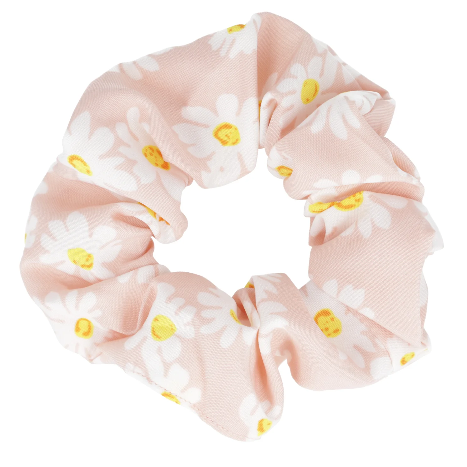 Daisy Print Scrunchie - Pink - Image 2