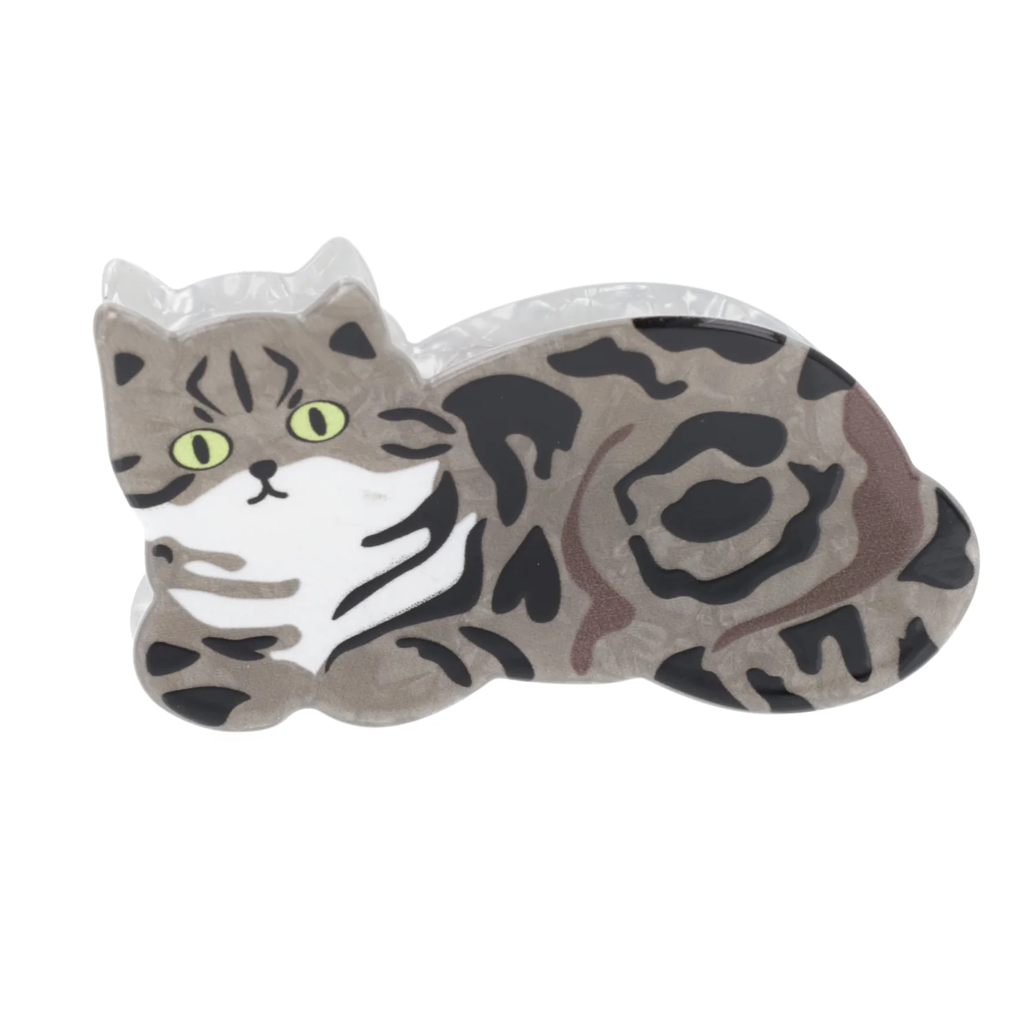 Resting Cat Face Claw Clip - Image 2
