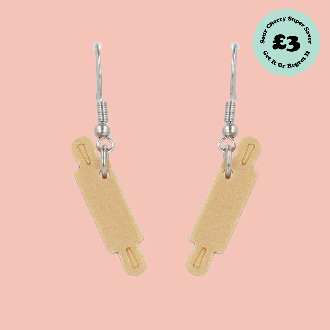 Rolling Pin Earrings