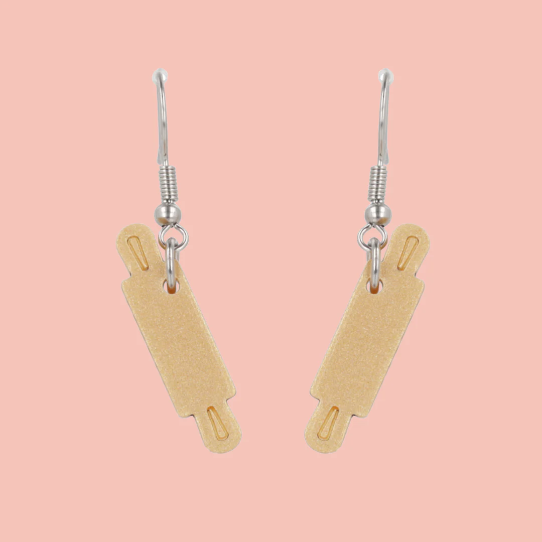 Rolling Pin Earrings - Image 2