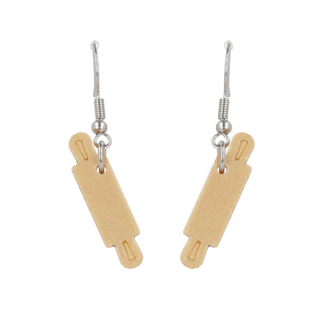 Rolling Pin Earrings - Image 4
