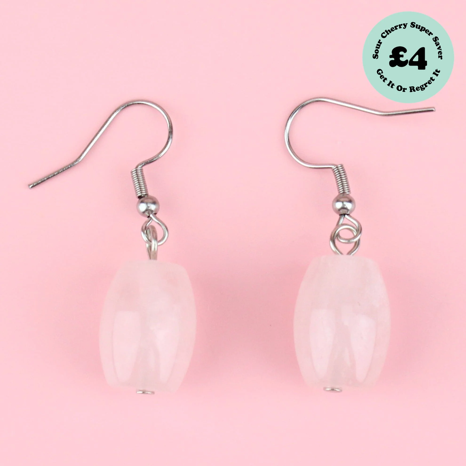 Rose Quartz Earrings