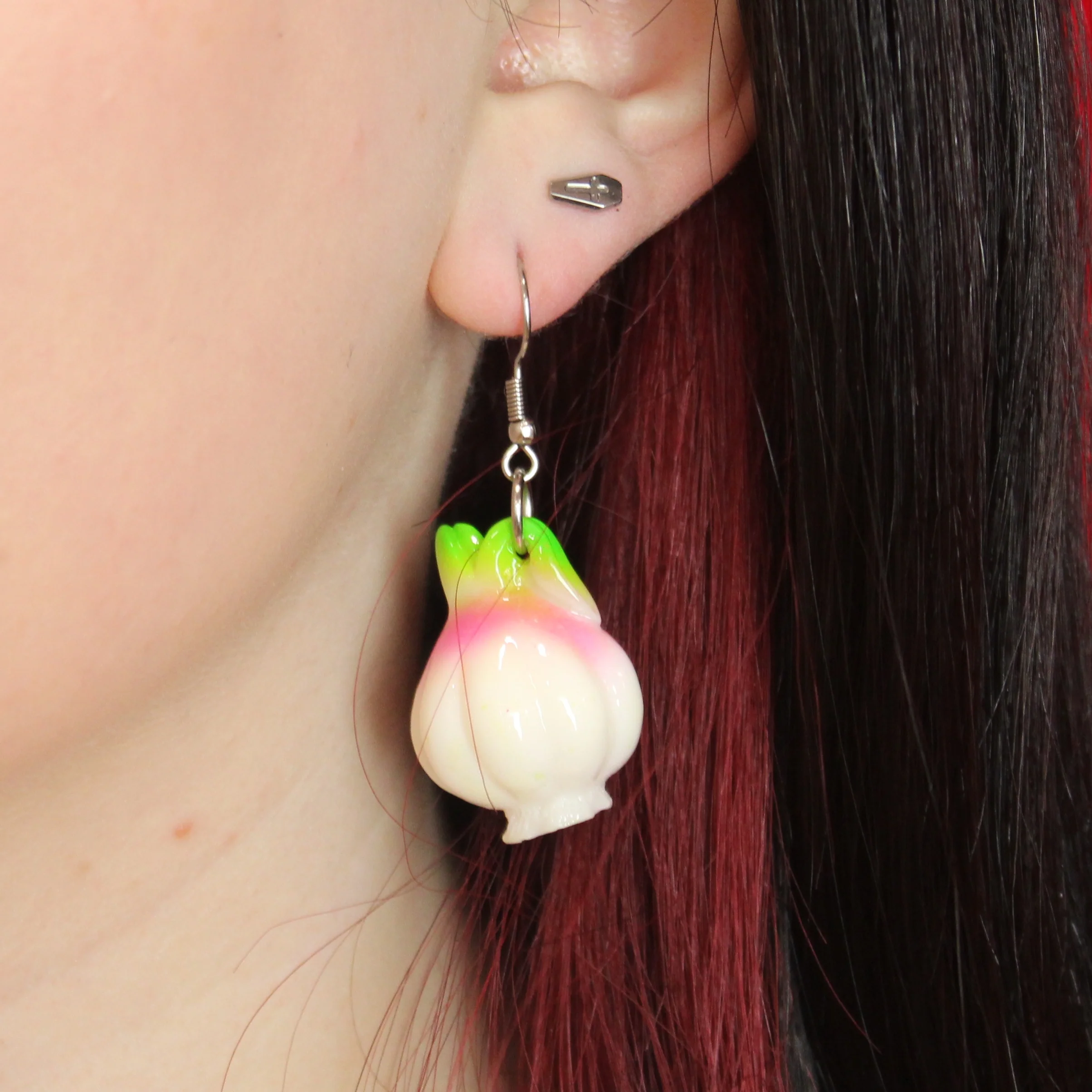 I'm a Garlic Girl Earrings - Image 4
