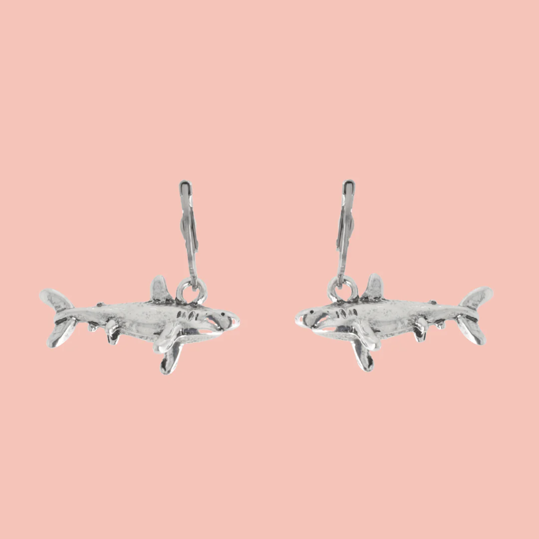 Shark Hoop Earrings