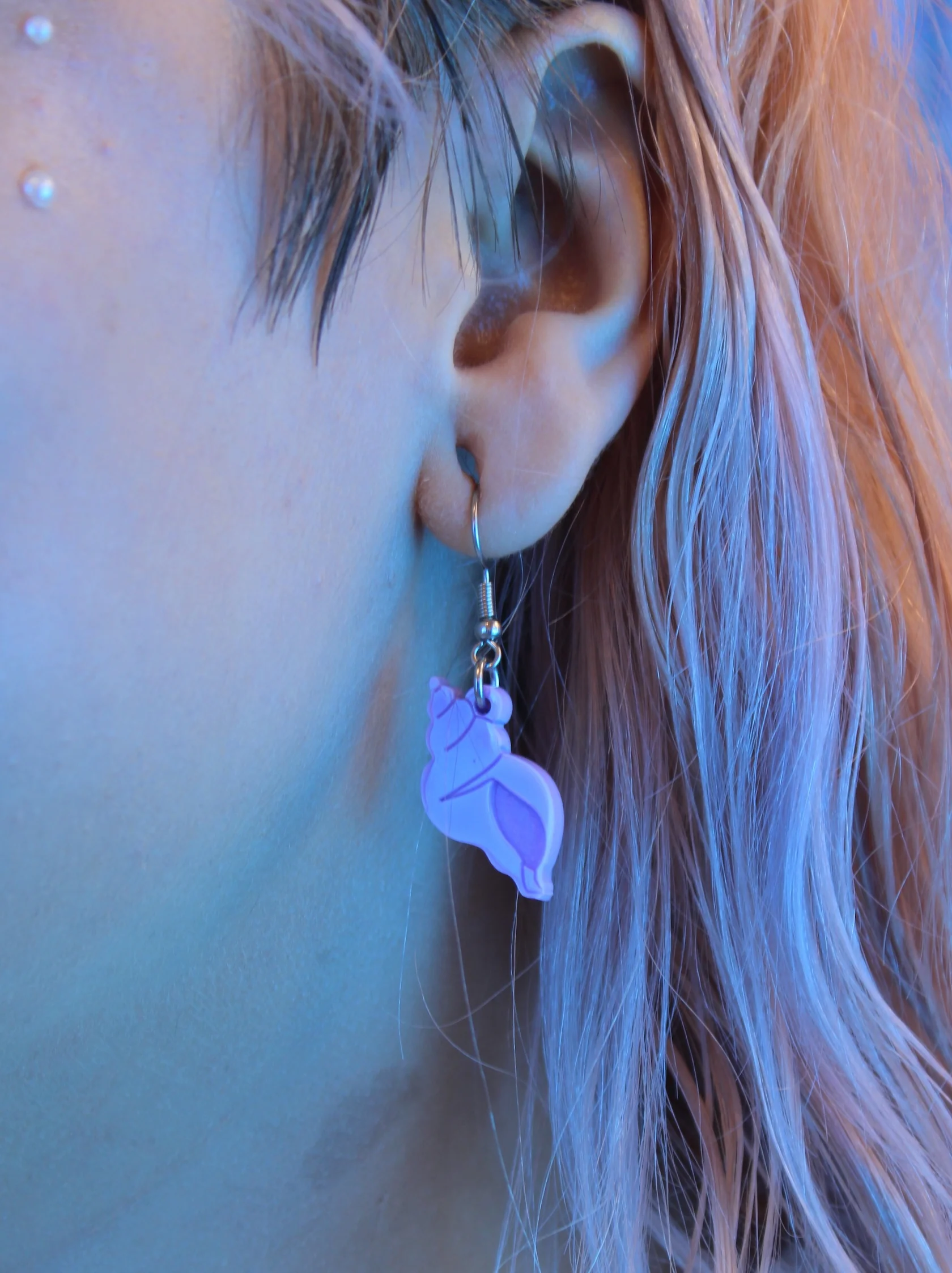 Shell Yeah Earrings (Lilac) - Image 7