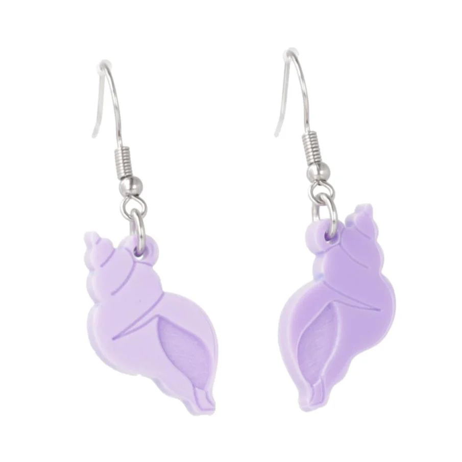 Shell Yeah Earrings (Lilac) - Image 9
