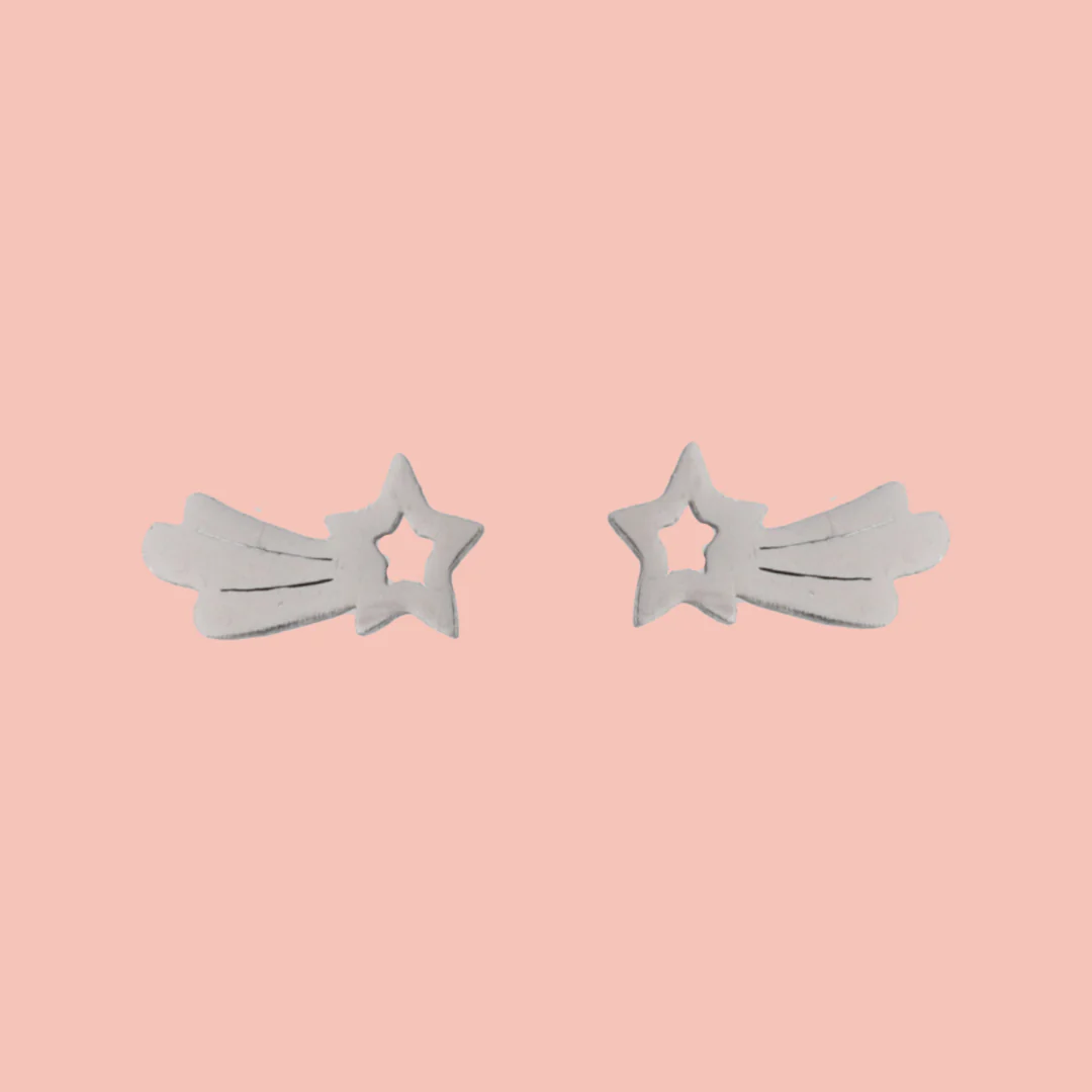 Shooting Star Stud Earrings