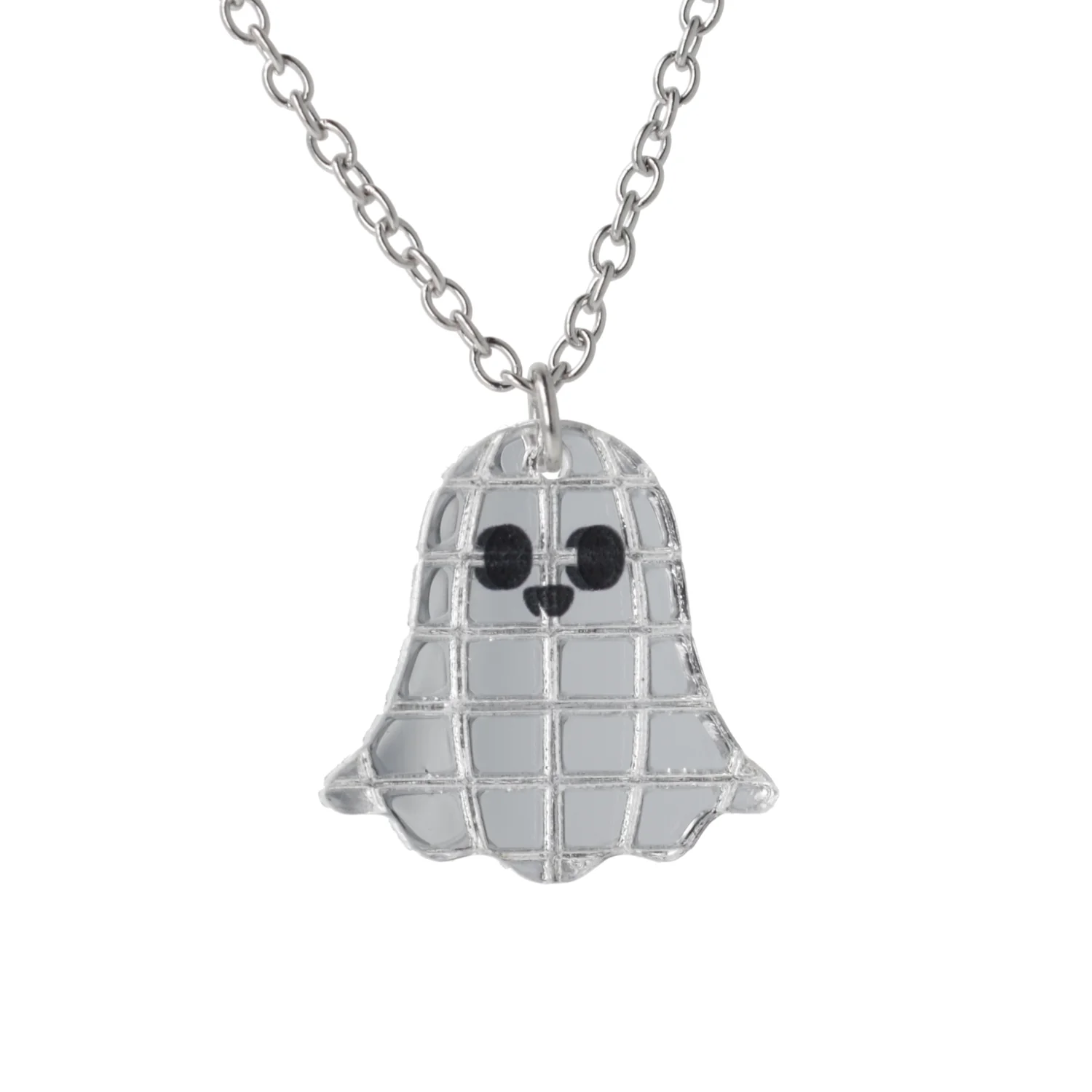 Silver Boo-gie Nights Ghost Necklace - Image 4