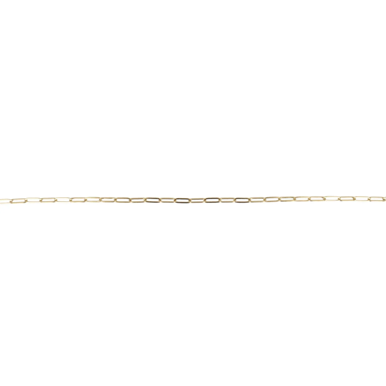 Slim Oval Link Chain (Gold Plated) 18 INCH/45CM