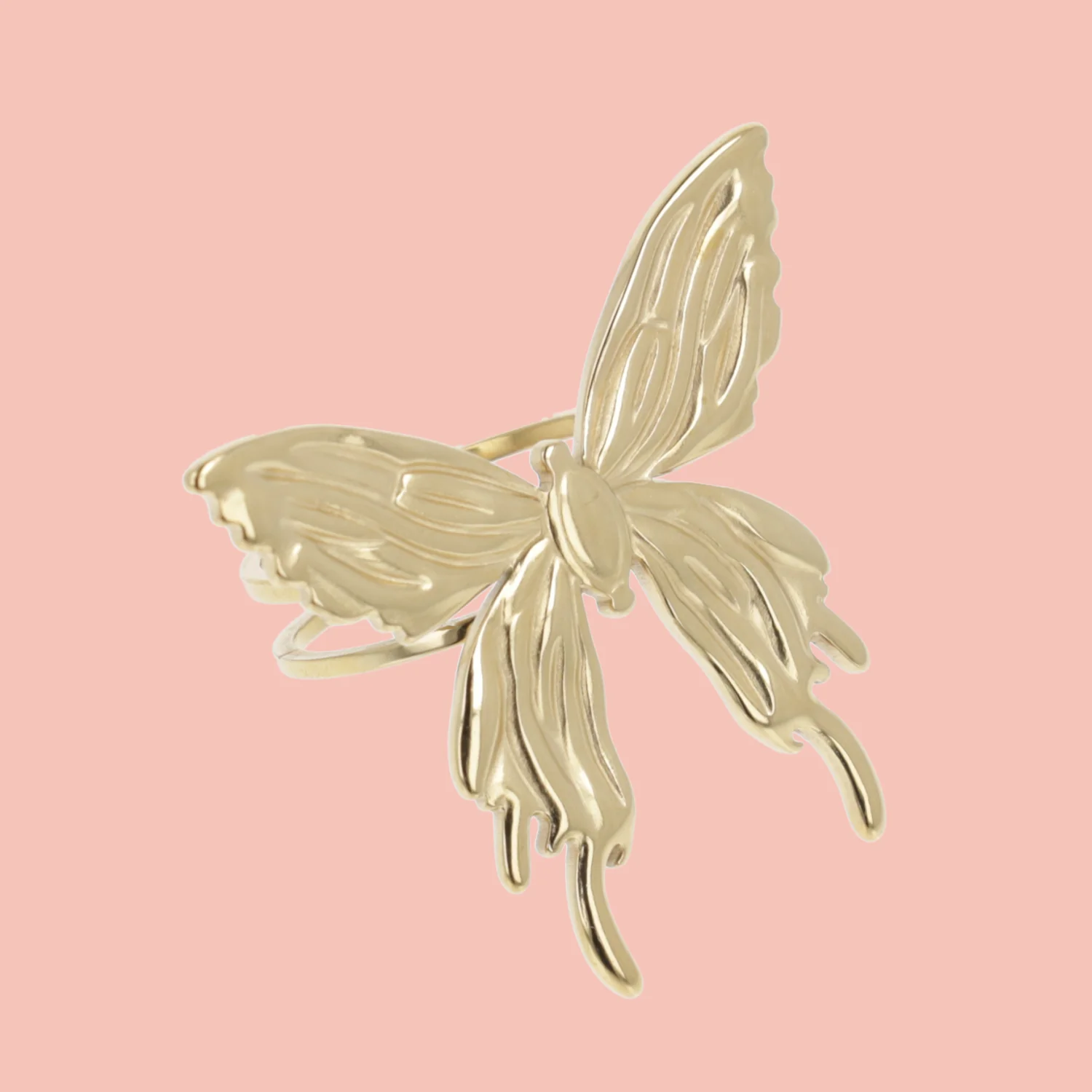 Social Butterfly Ring (Gold Plated) - Image 2
