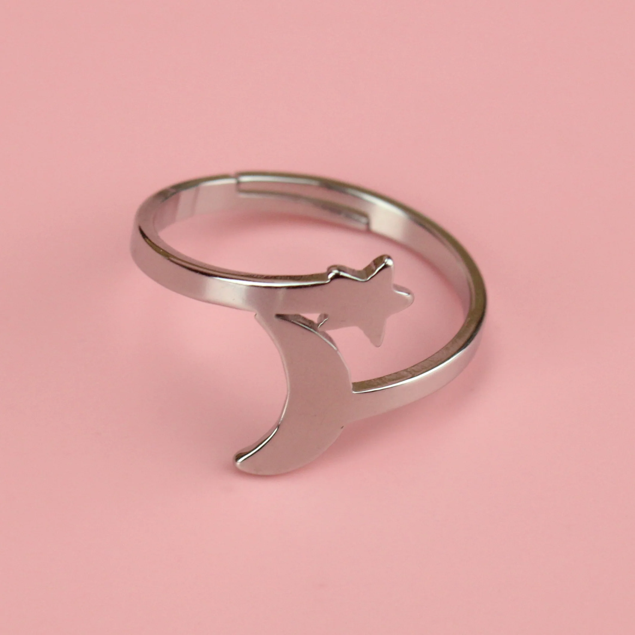 Star and Moon Ring