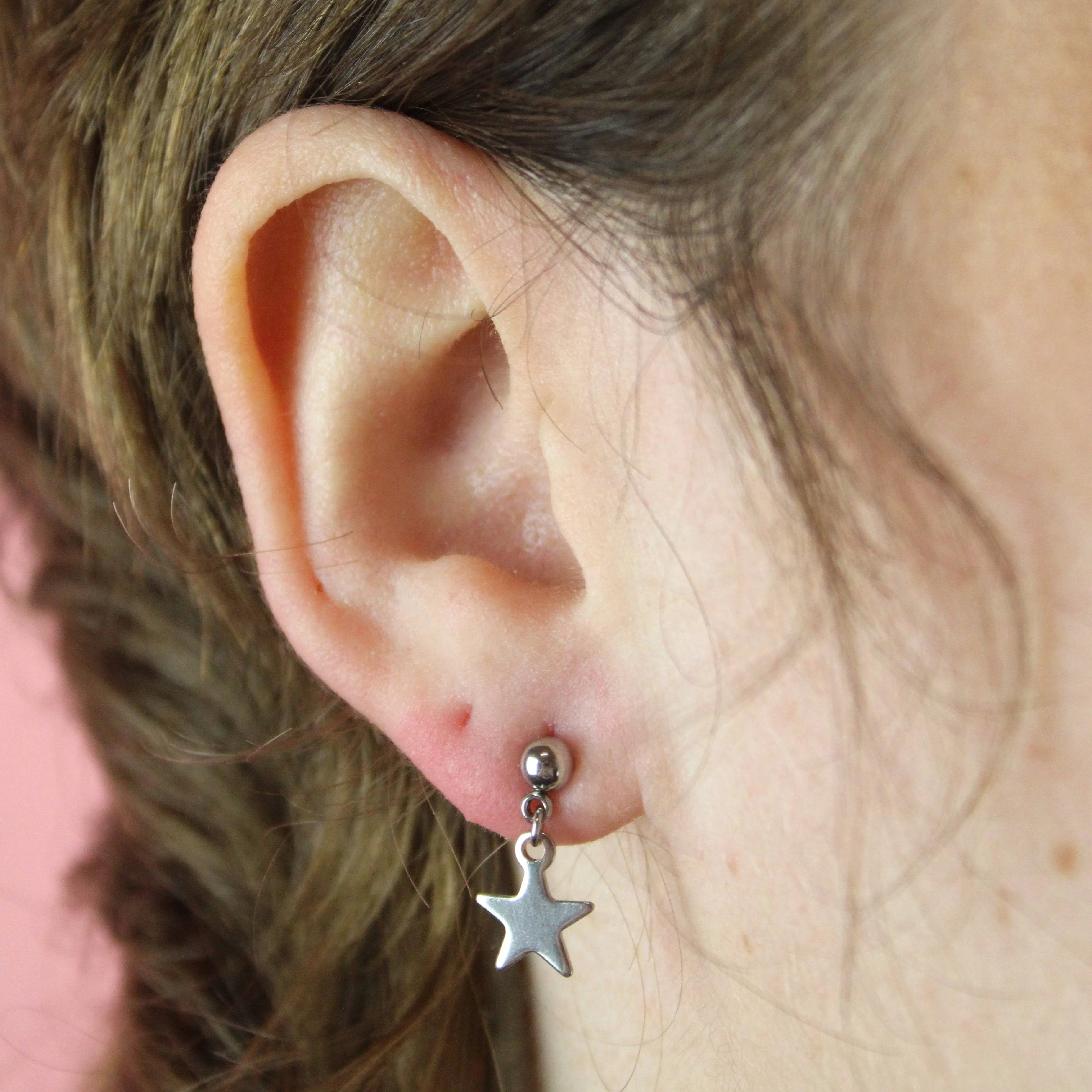Star Drop Earrings - Image 2
