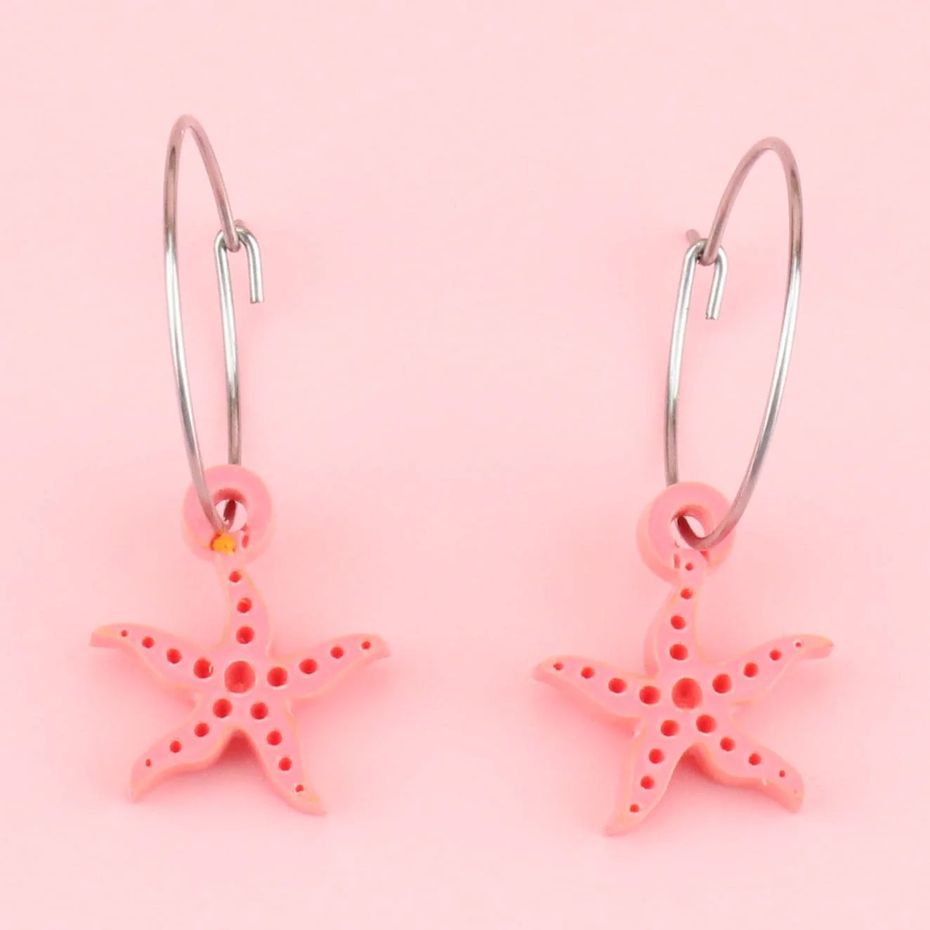 Starfish Hoop Earrings - Image 2