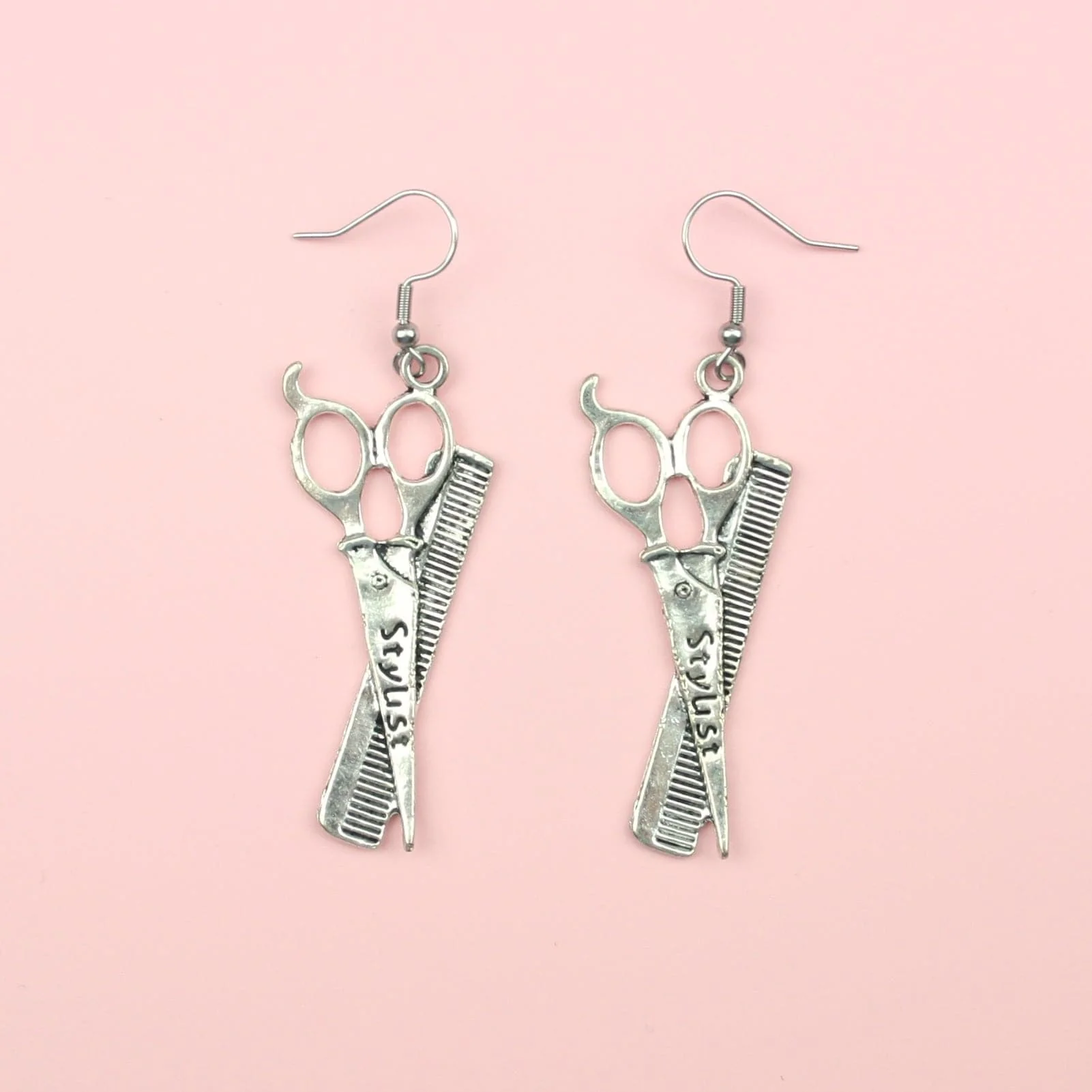Stylist Scissor & Comb Earrings