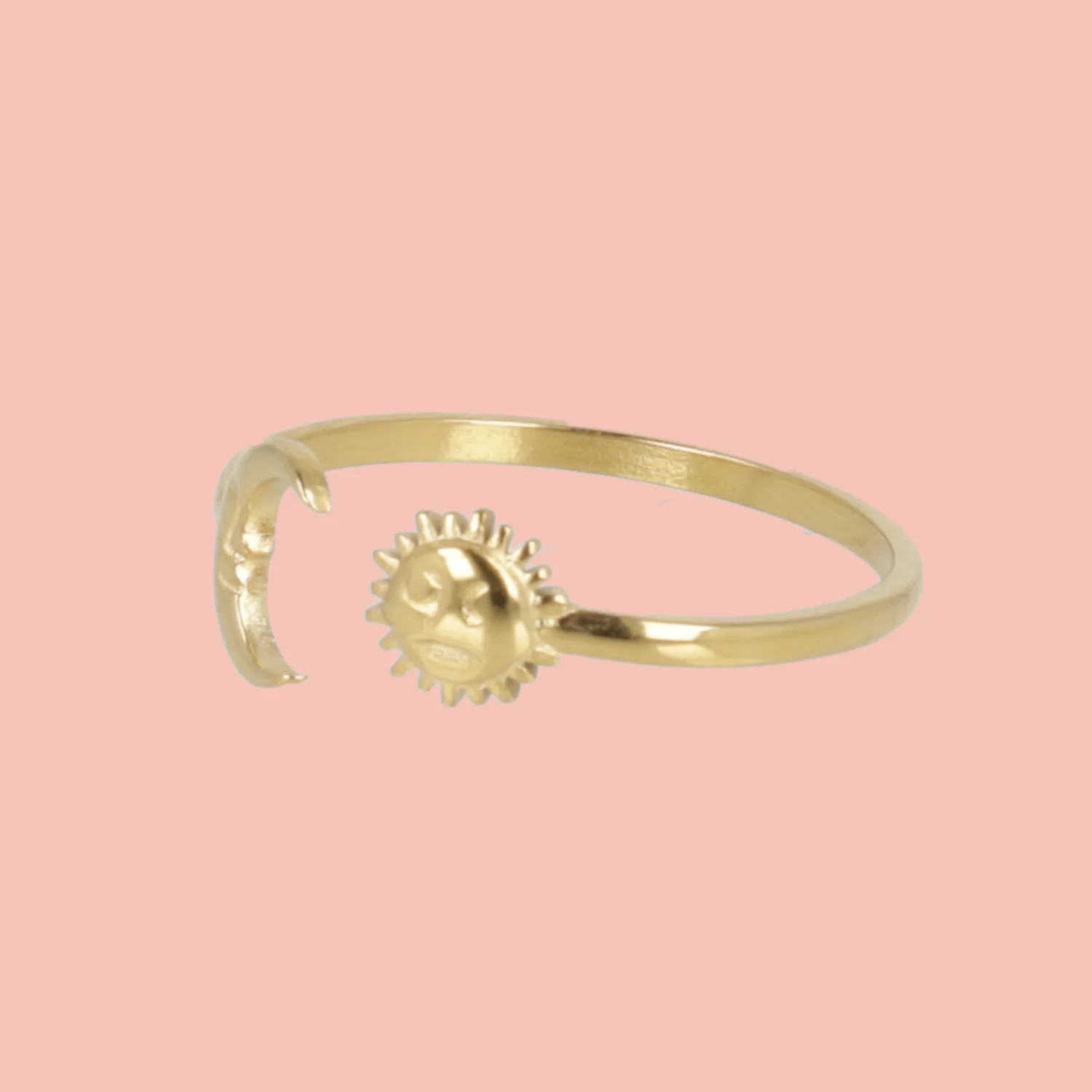 Sun & Moon Ring (Gold Plated) - Image 2