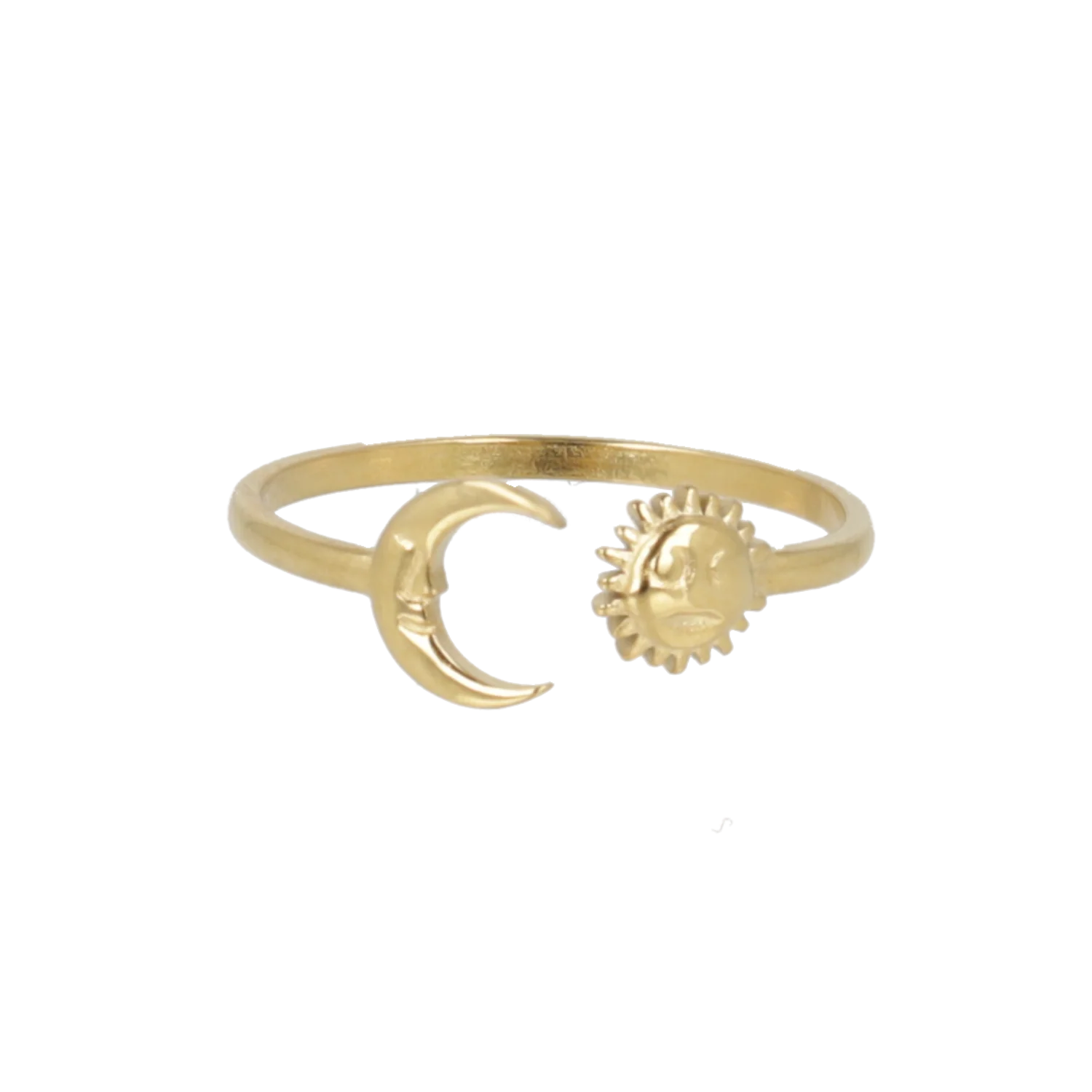 Sun & Moon Ring (Gold Plated) - Image 3