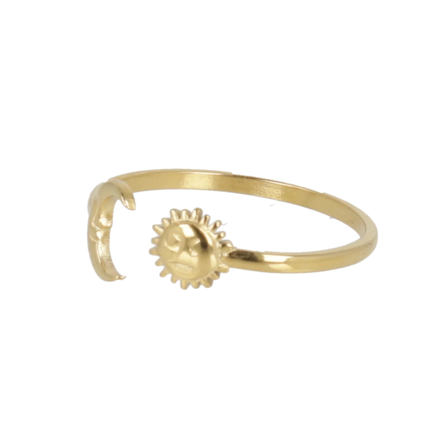 Sun & Moon Ring (Gold Plated) - Image 4